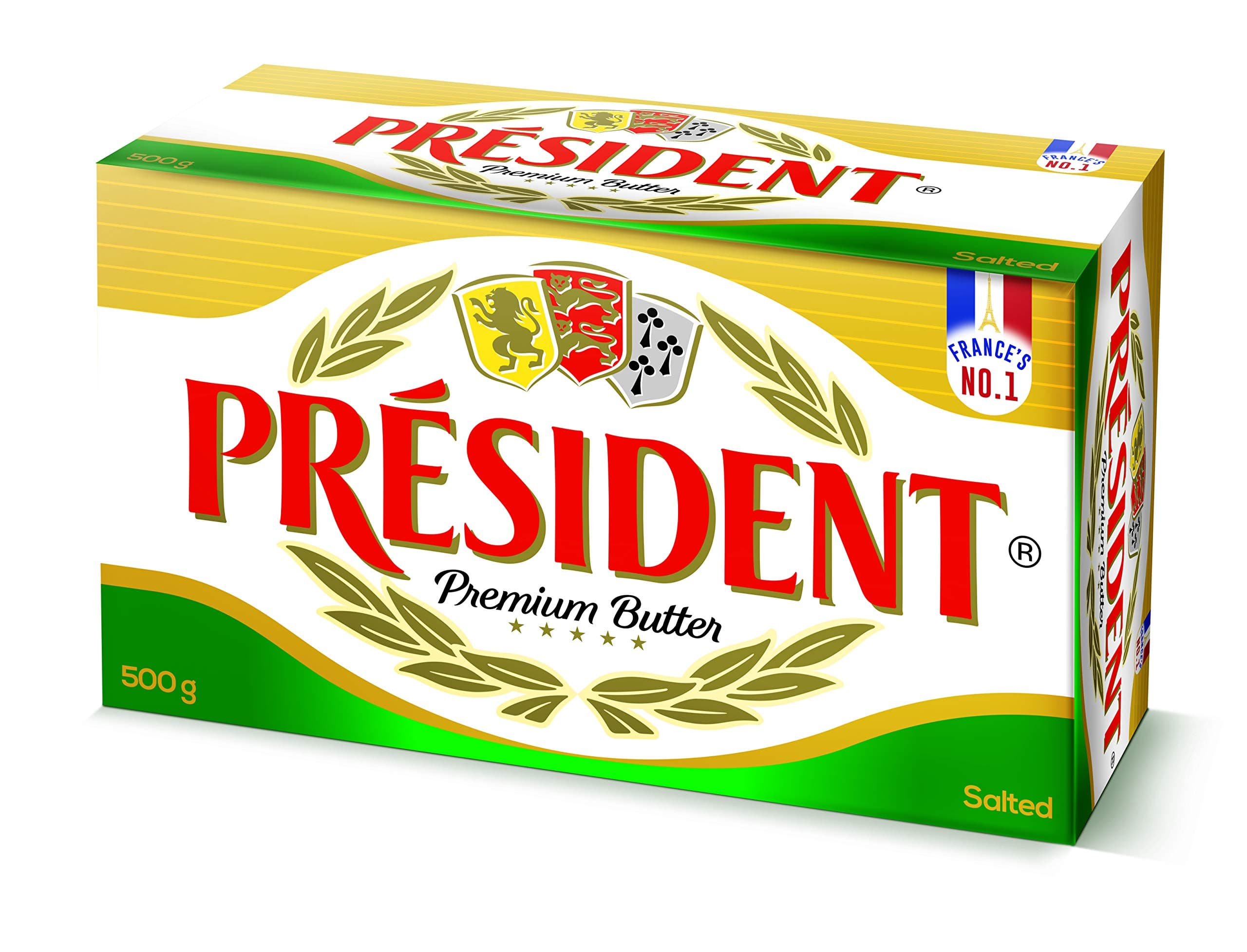 President Salted Butter Bag, 500 gram.