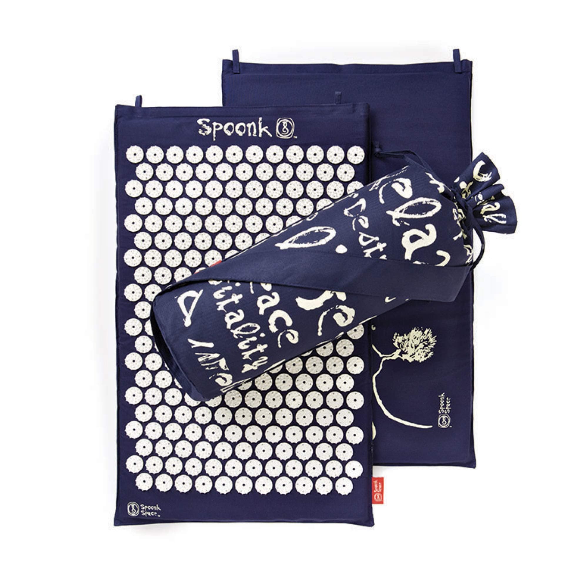 Spoonk Navy Cotton Acupressure Mat