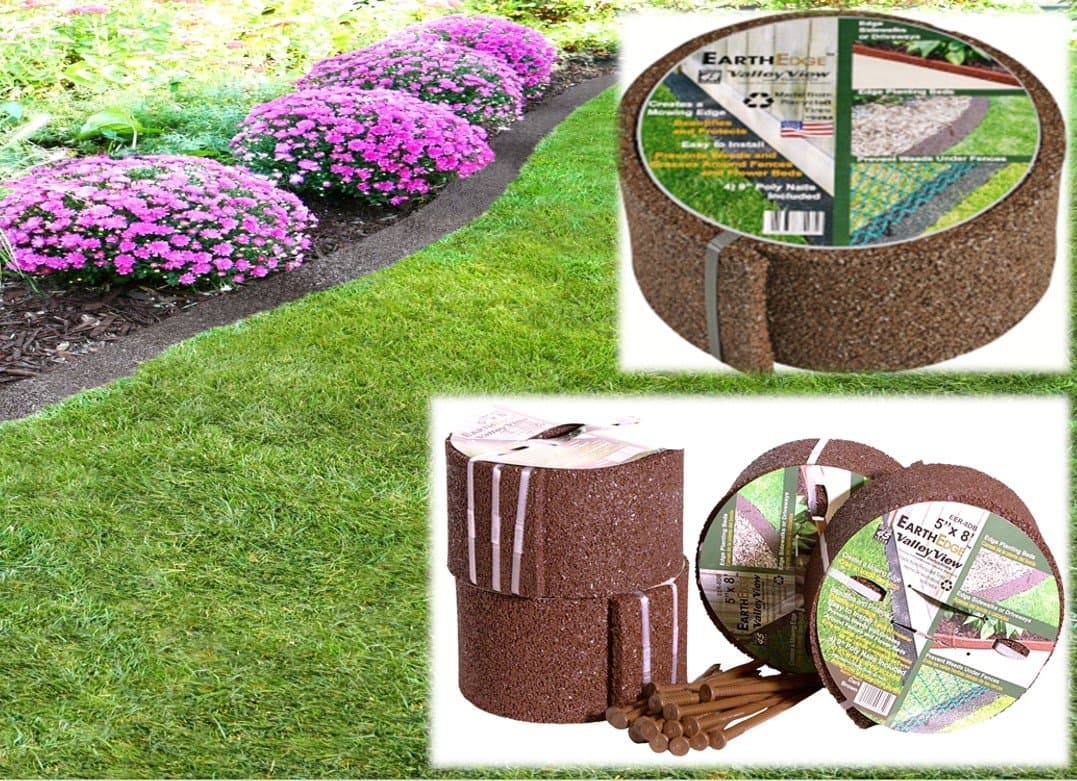 EER-8DB-MC Earth Rubber Edging, Dark Brown