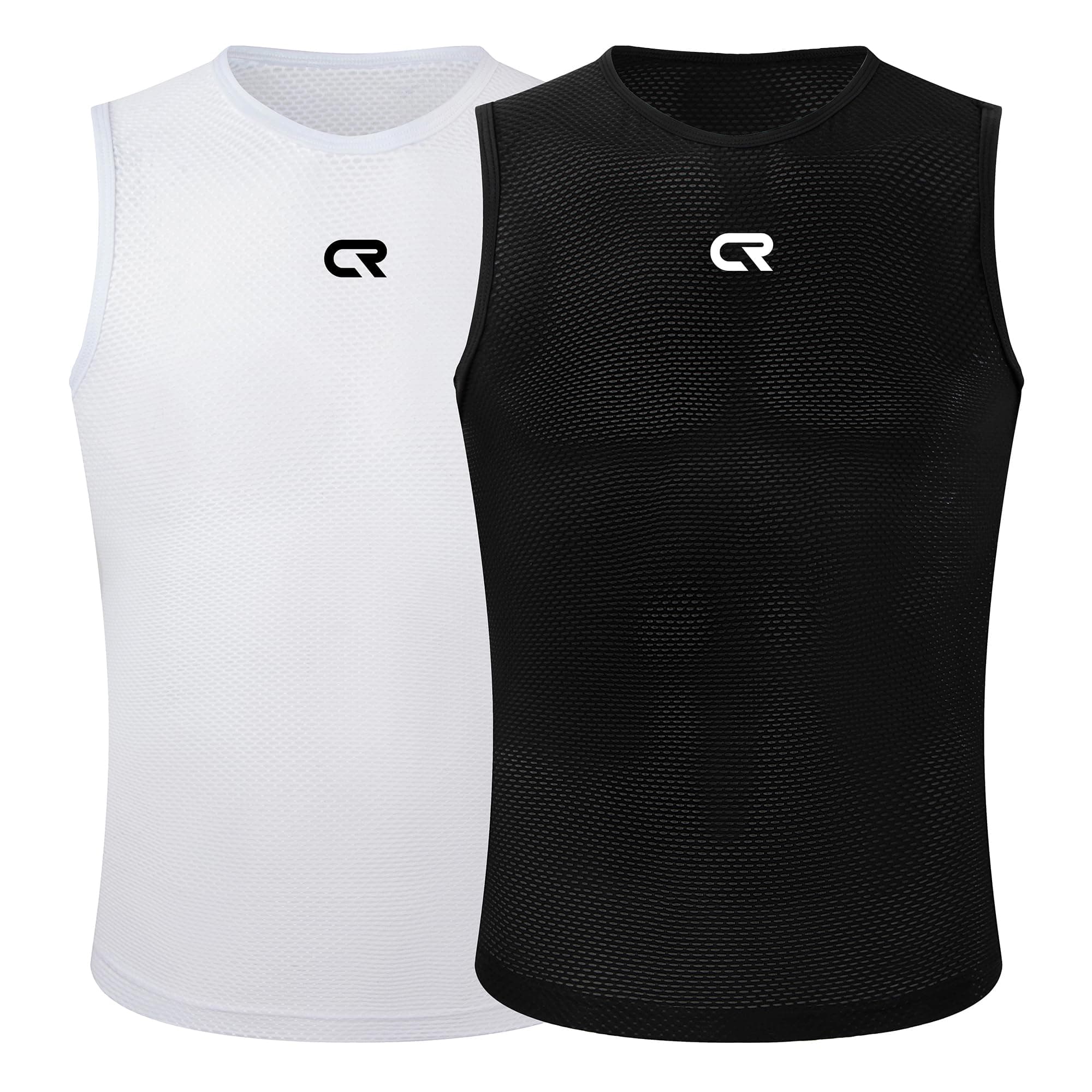 Coconut Ropamo CR 2 Pack Men's Cycling Base Layer Vests Quick Dry Bike Tank Top Breathable Bike Riding Undershirt