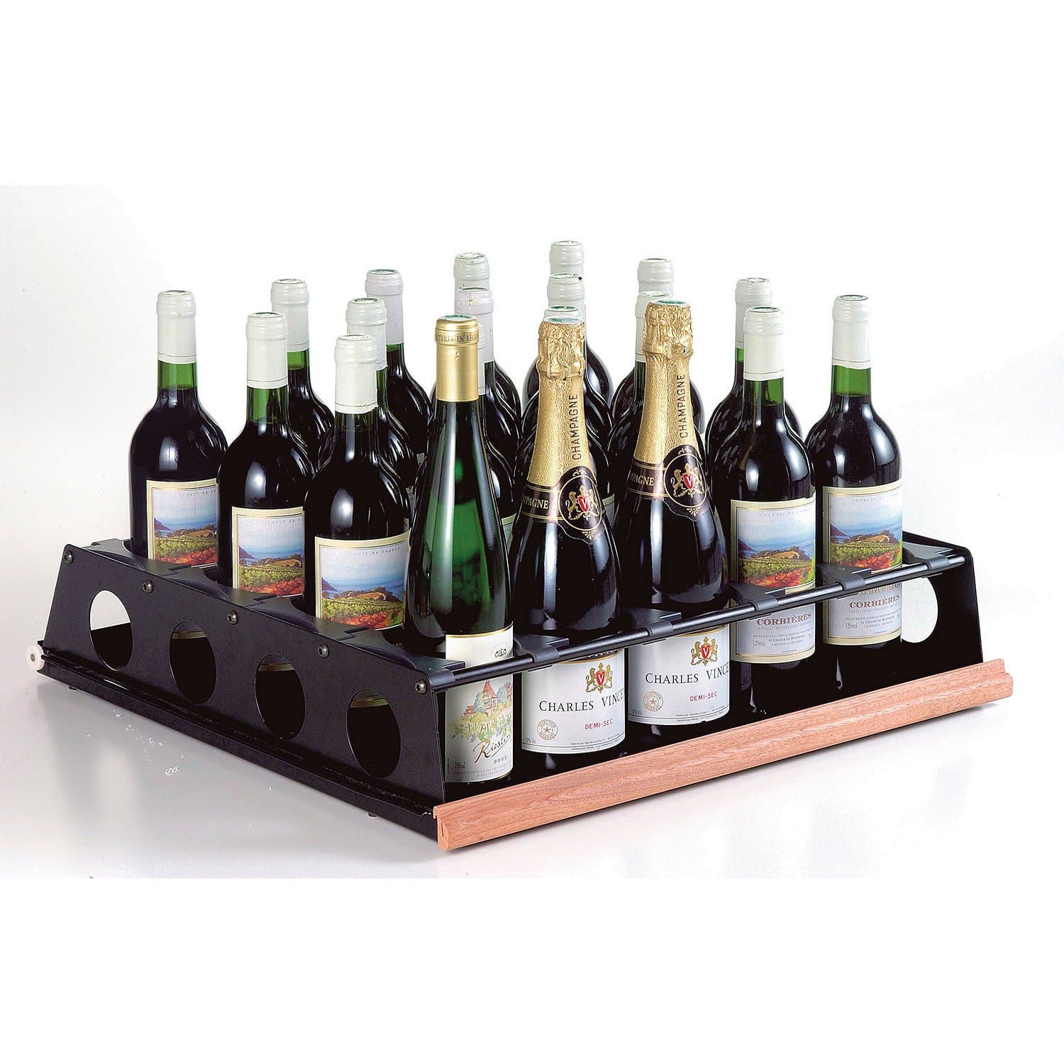 Rolling Tasting Shelf - Performance & Comfort Series - Sapele