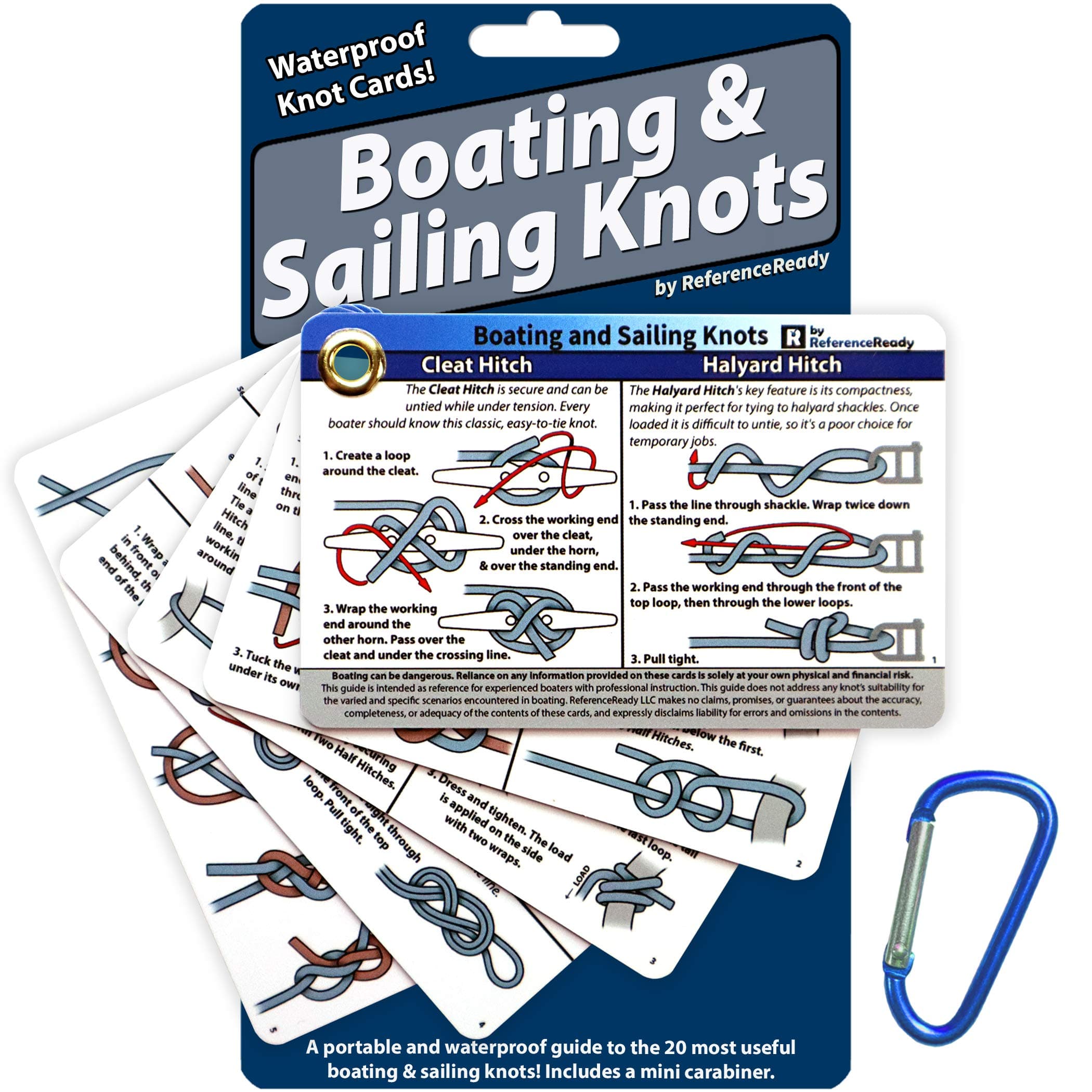 ReferenceReady Boating and Sailing Knot Cards