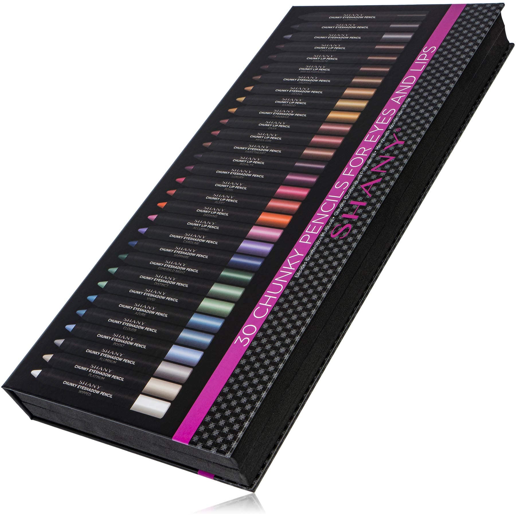 Chunky Eyeshadow Pencils Lip Liner, Eyeliner, Eye Pencil, Multi Use Chunky Pencils for Eye Shadow, Lip Makeup, Lipstick with Vitamin E,Aloe Vera - Multi-Colored