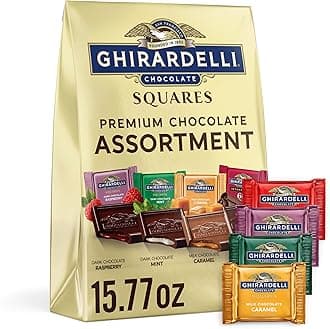 Assorted Squares XL Bag, 15.77 Ounce by Ghirardelli