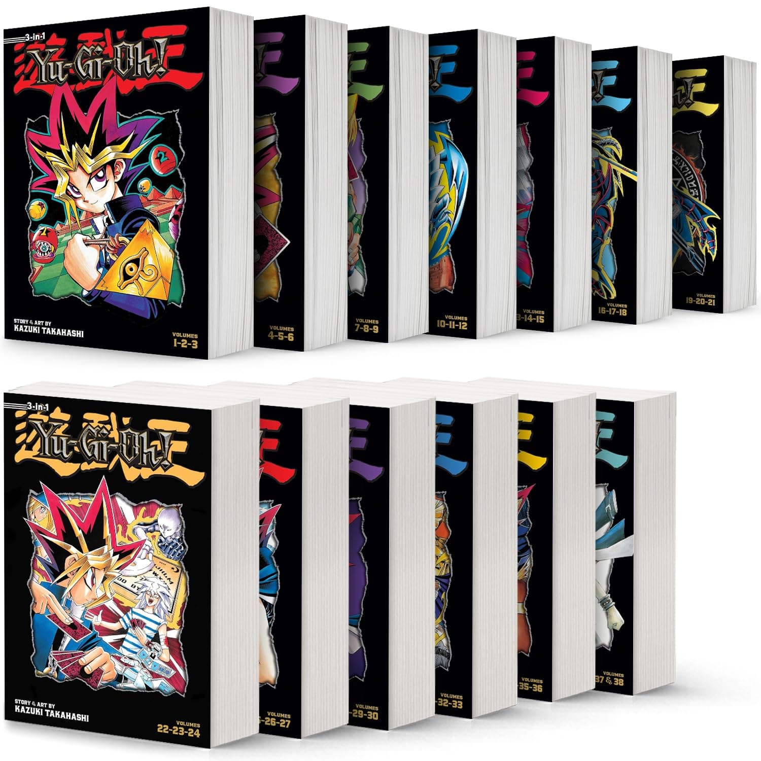 Yu-Gi-Oh! 3-in-1 Edition Complete 13-book Manga Set by Kazuki Takahashi