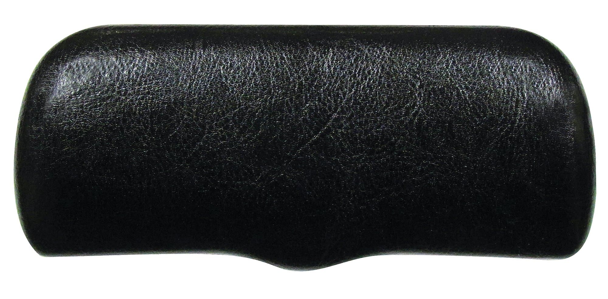 Hard Shell Eyeglass Case For Men, Easy To Open Glasses Case W/Lip, Faux Leather