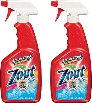 Laundry Stain Remover Spray, Triple Enzyme Formula, 22 Ounce Bottles, 2-Pack