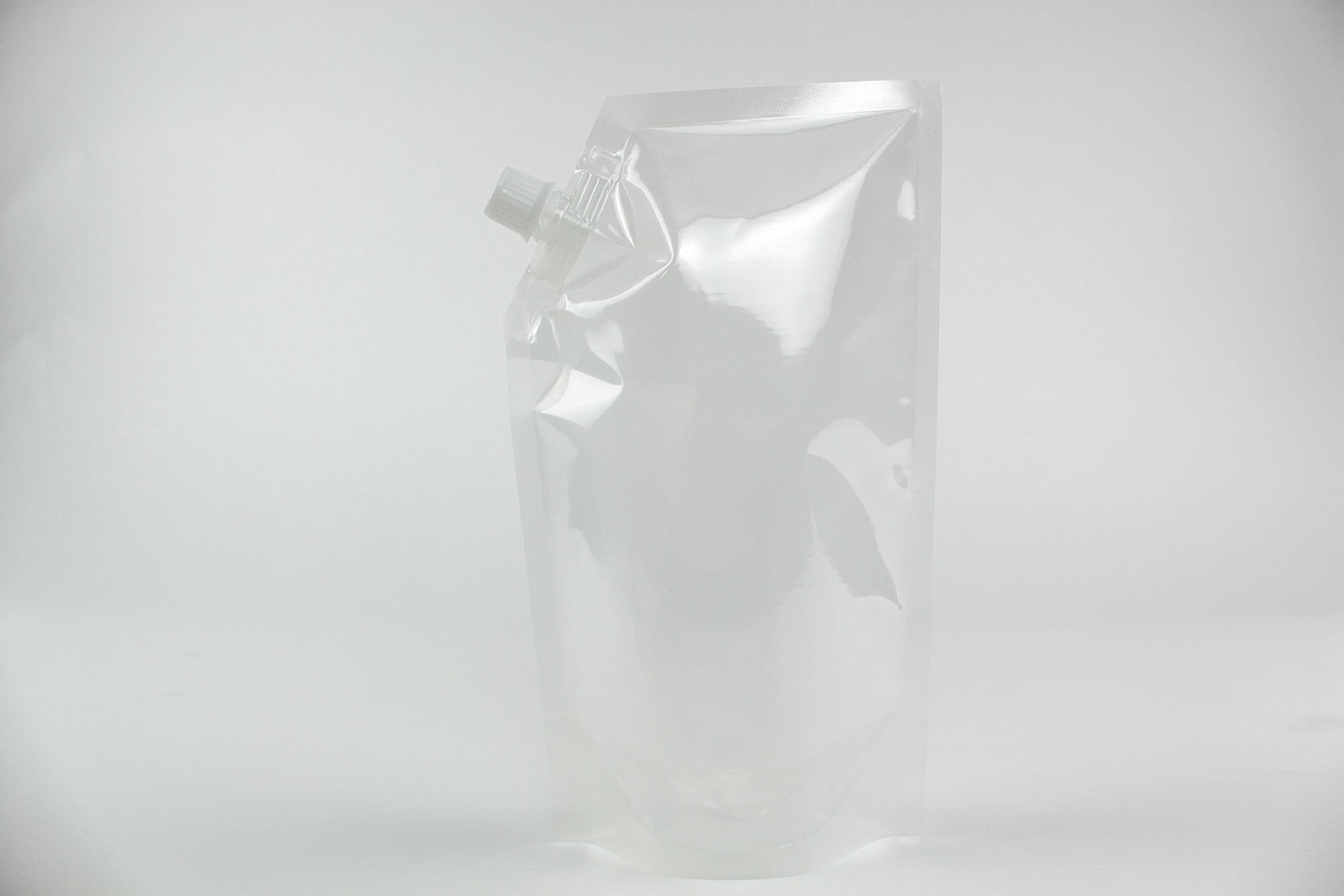 (500) 5.5” X 9.0” X 3.0” OD Transparent Spout Bags