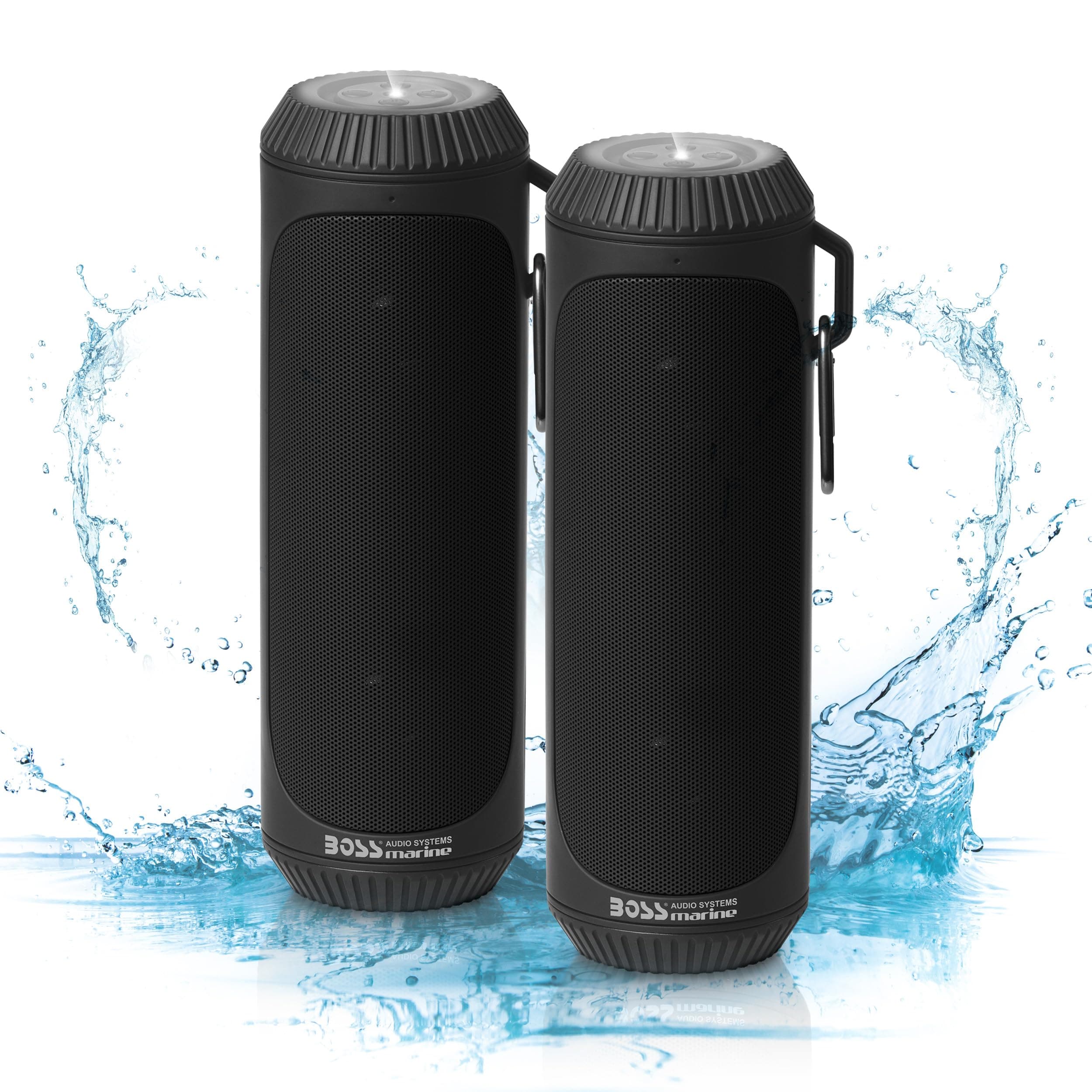 BOLTBLK Portable Bluetooth Speakers - Black, 1.5in