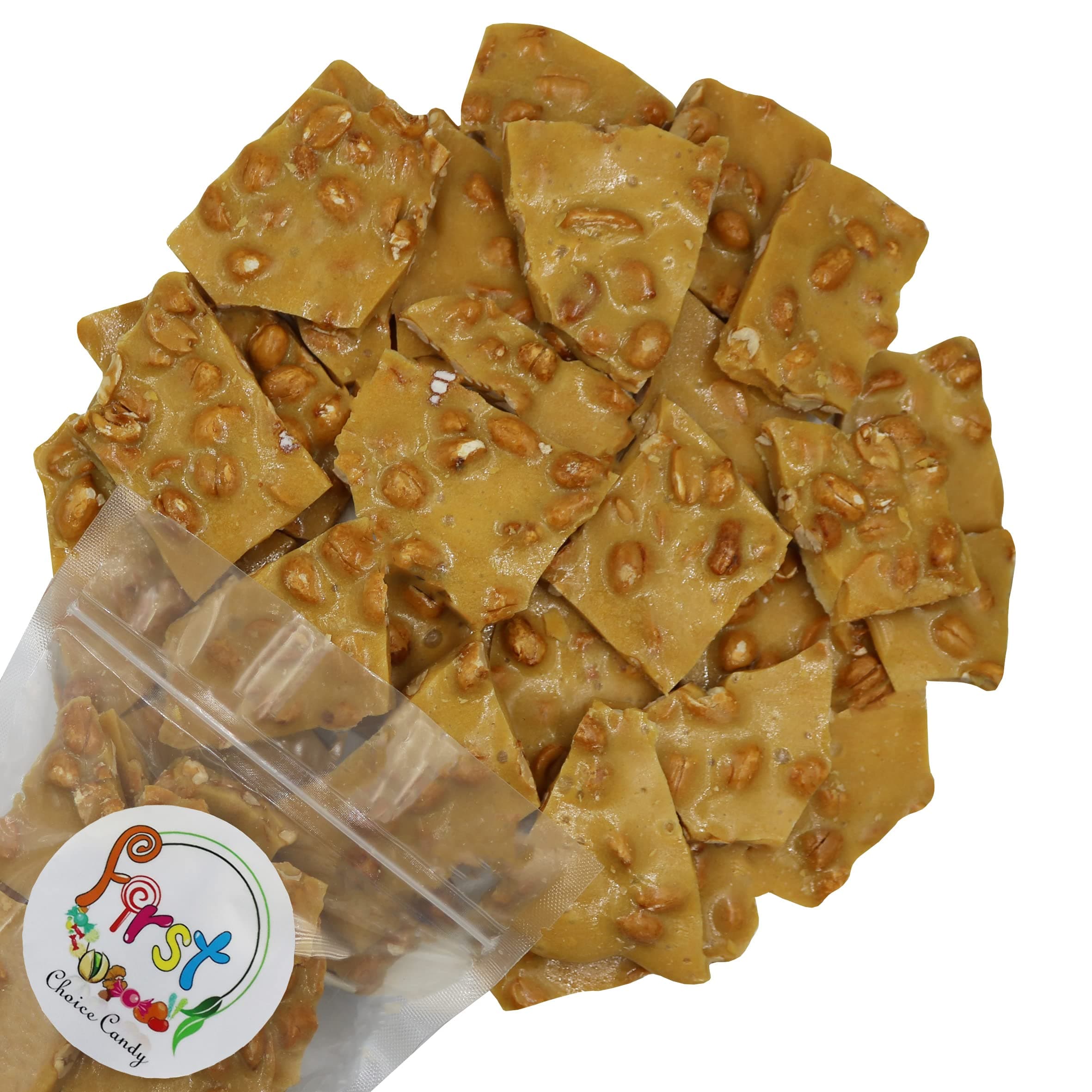 Peanut Brittle, Home Made Style Peanut Brittles (2 LB)
