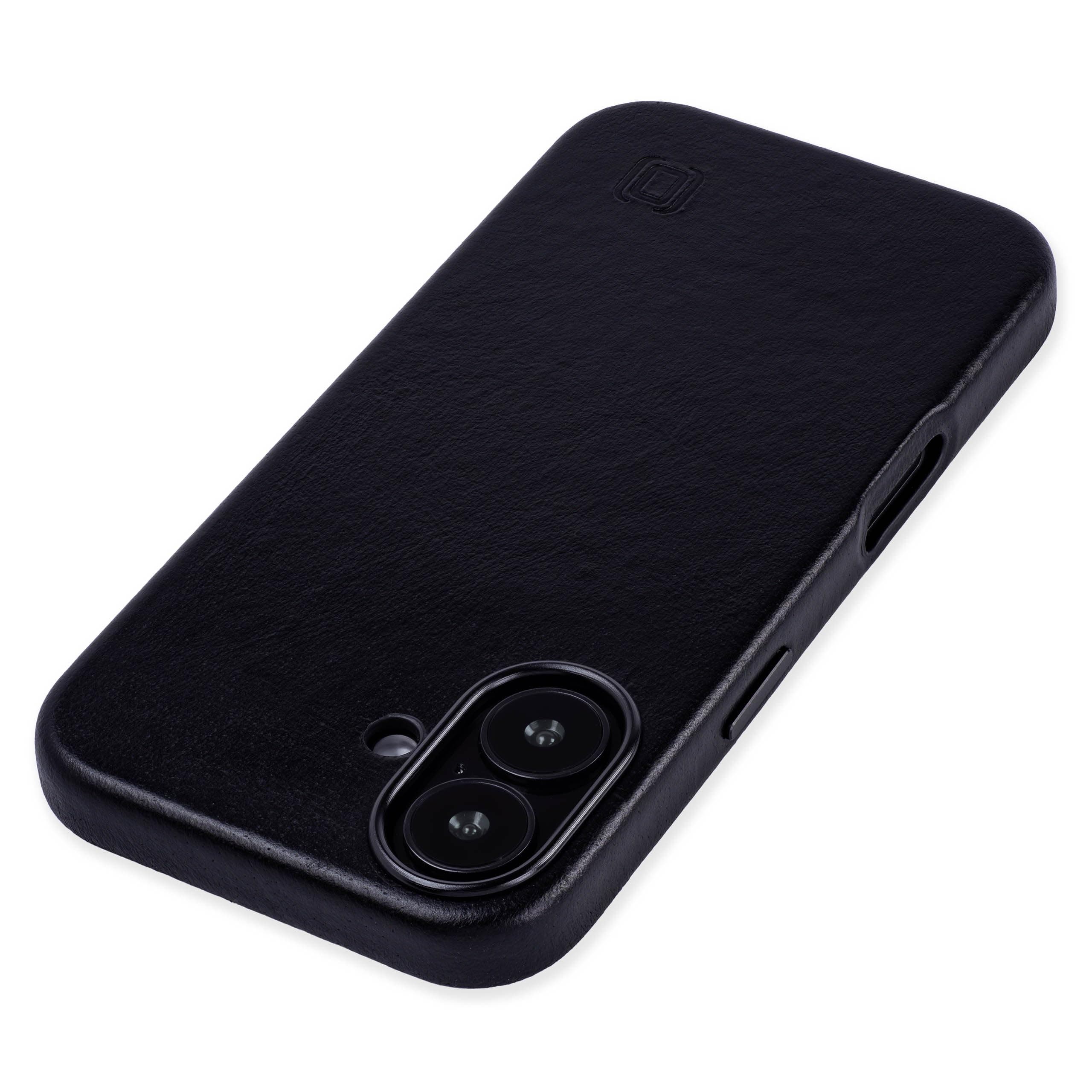 Dockem Genuine Leather Case for iPhone 16, Compatible with MagSafe (MSGL, Black)