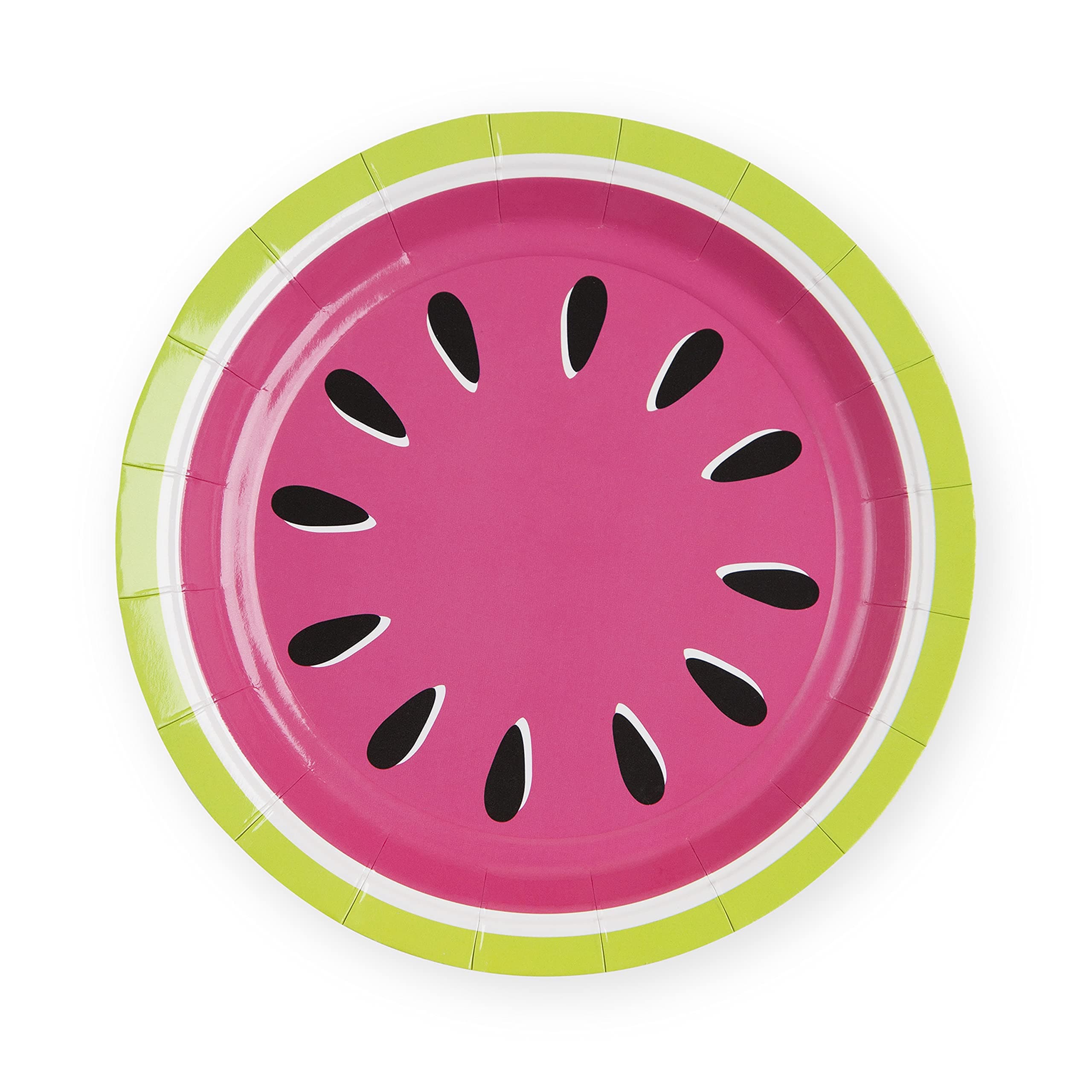 Cakewalk (Party) Watermelon Appetizer Plates, Red