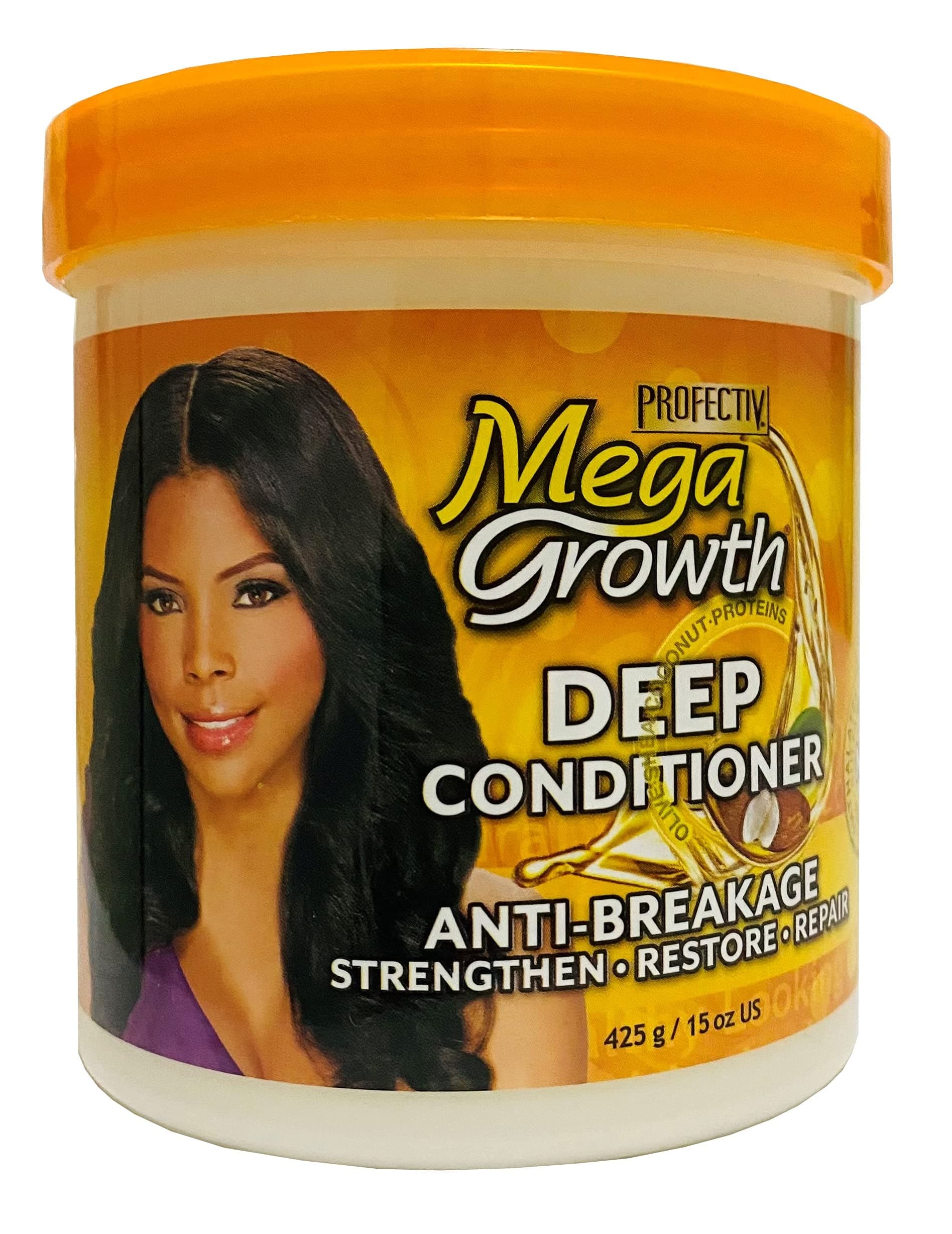 Mega Growth Deep Strengthening Growth Conditioner 15 oz (Pack of 6)