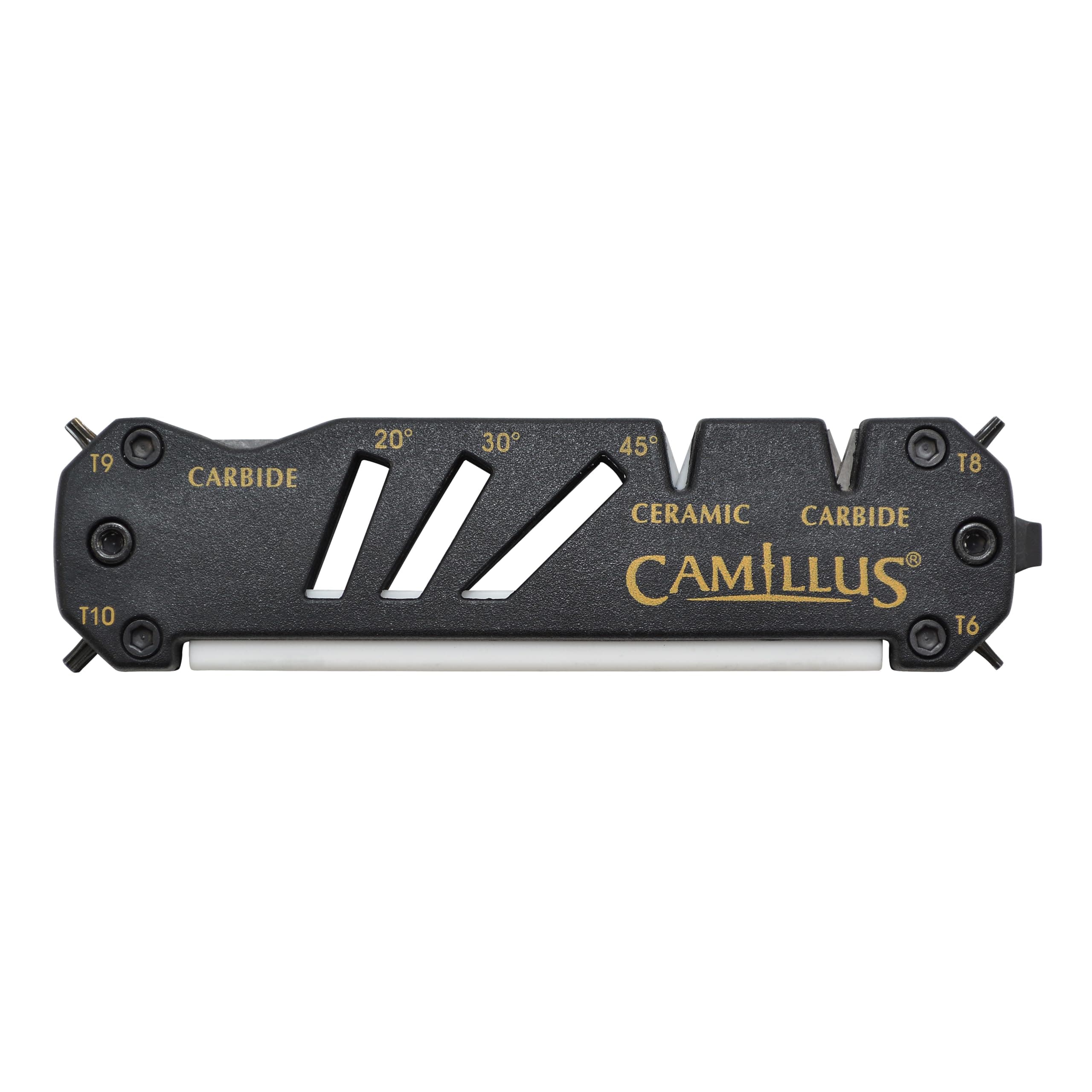 CamillUS Glide Multitool Knife Sharpener (19224), Black, Full Size