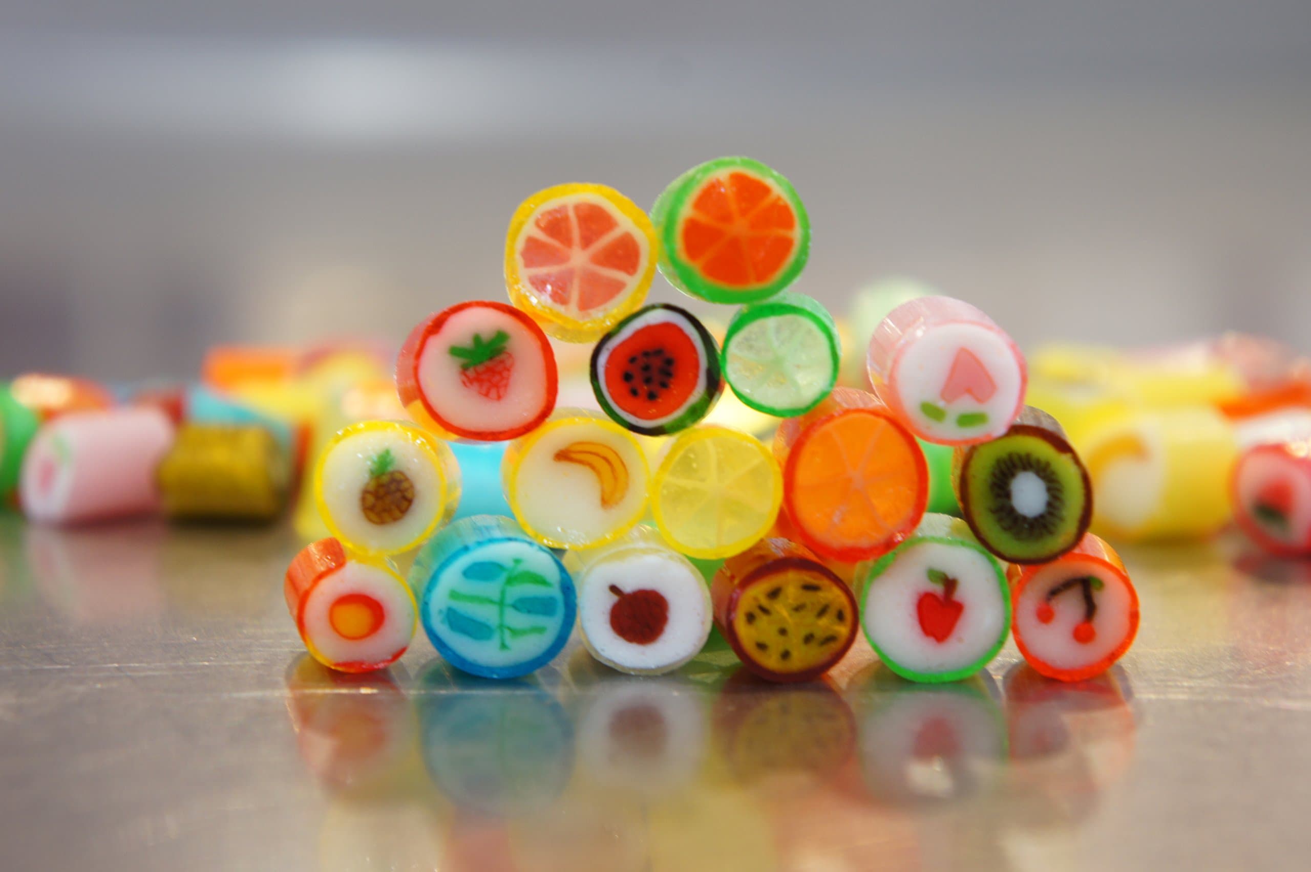 PAPABUBBLE Handmade Fruit Flavored Hard Candy (3oz Bag)