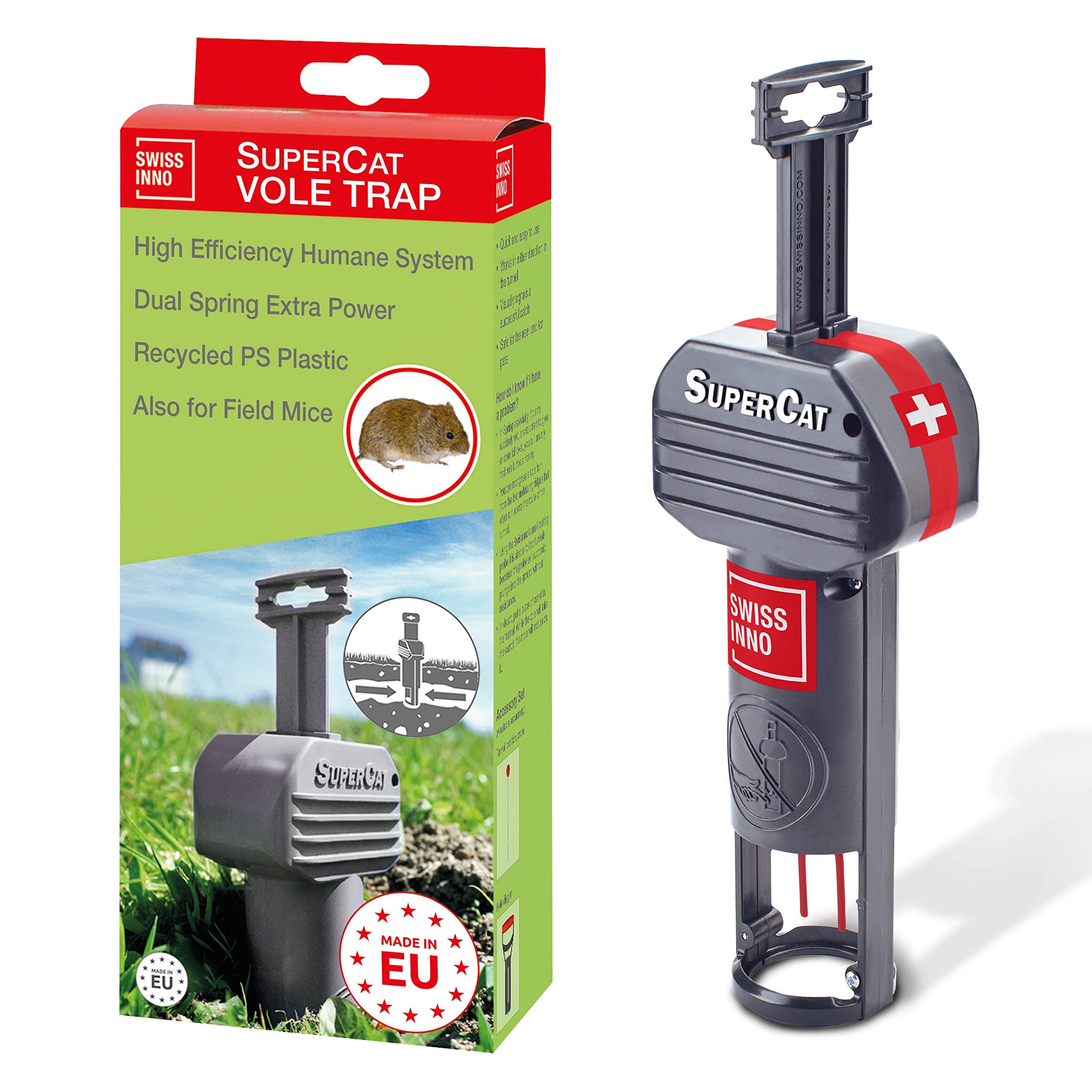 SWISSINNO SuperCat Gopher & Vole Trap