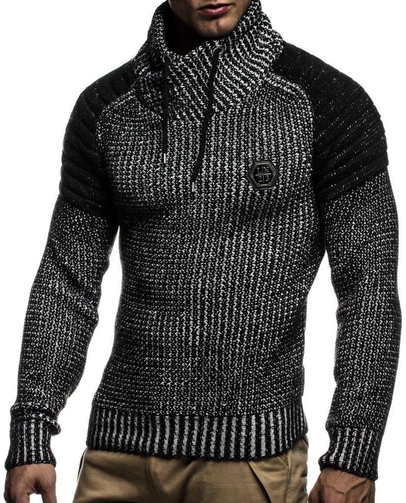 Leif Nelson Men's Pullover Knit Sweater LN-5235