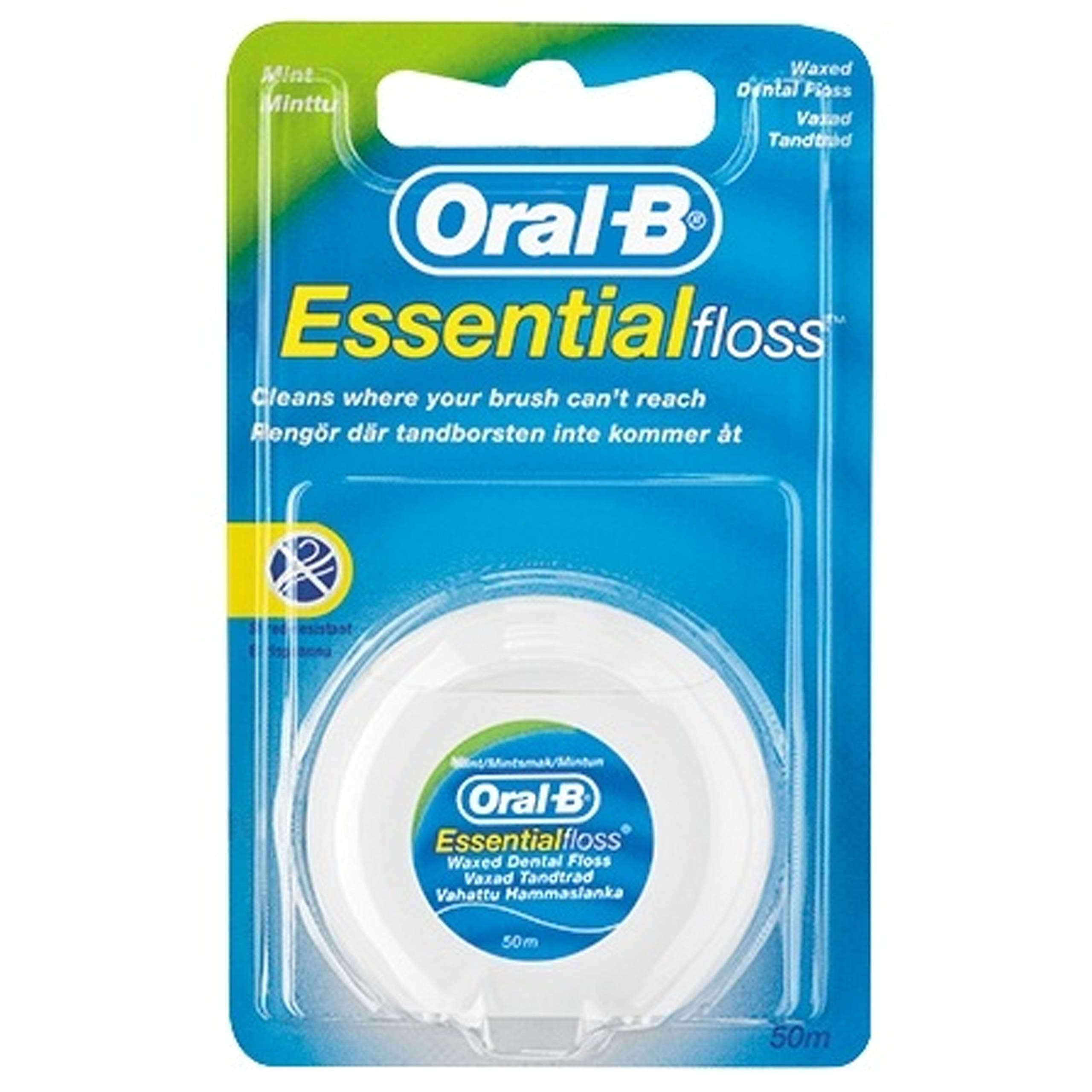 Essential Mint Floss, 12 x 50 m