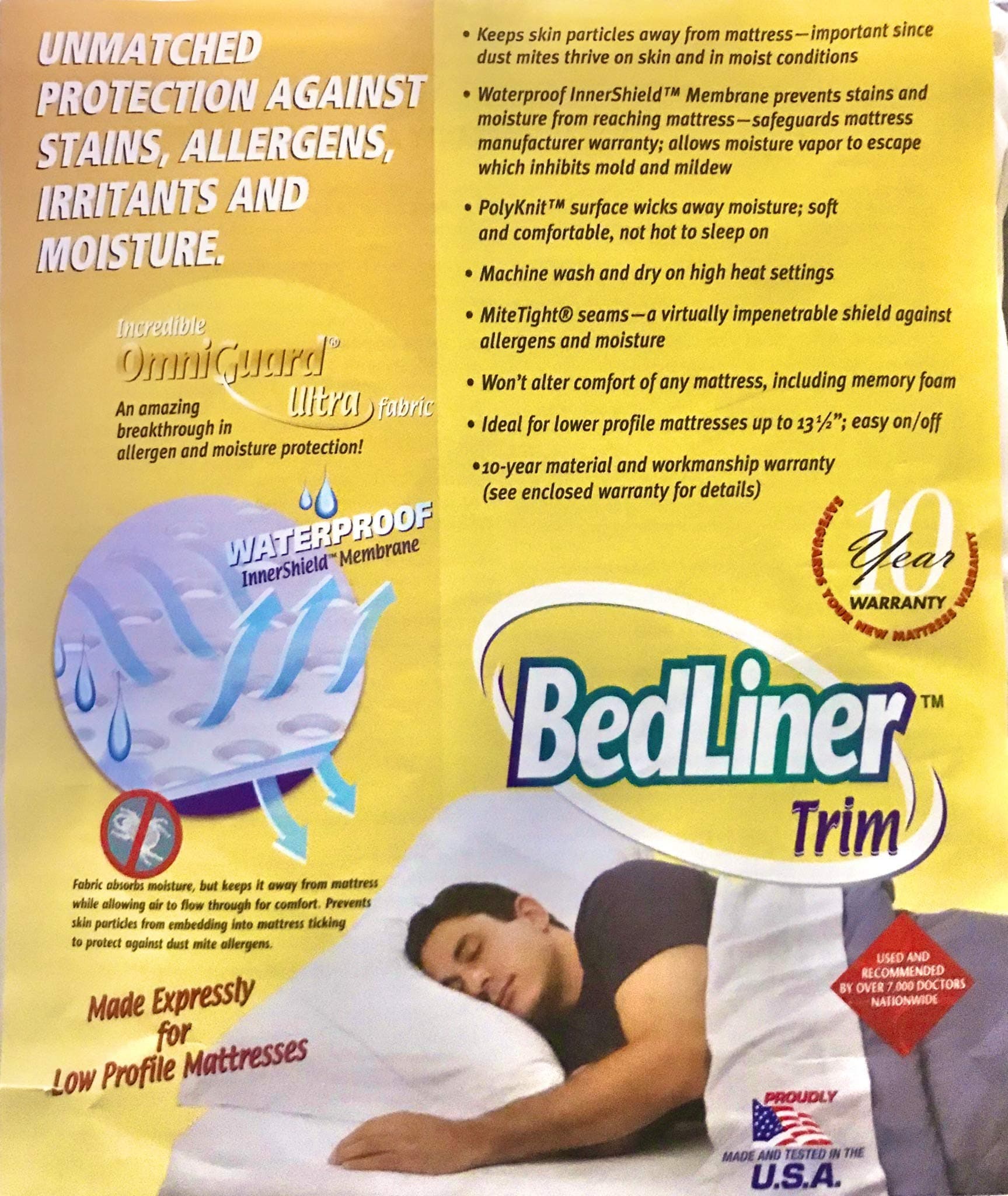 Parklane Mattresses RV Short Queen Fabrictech Mattress Protector. Mattress Protector RV Short Queen 60"x74"