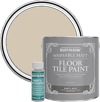 Beige Washable Matt Floor Tile Paint - Butterscotch 2.5L