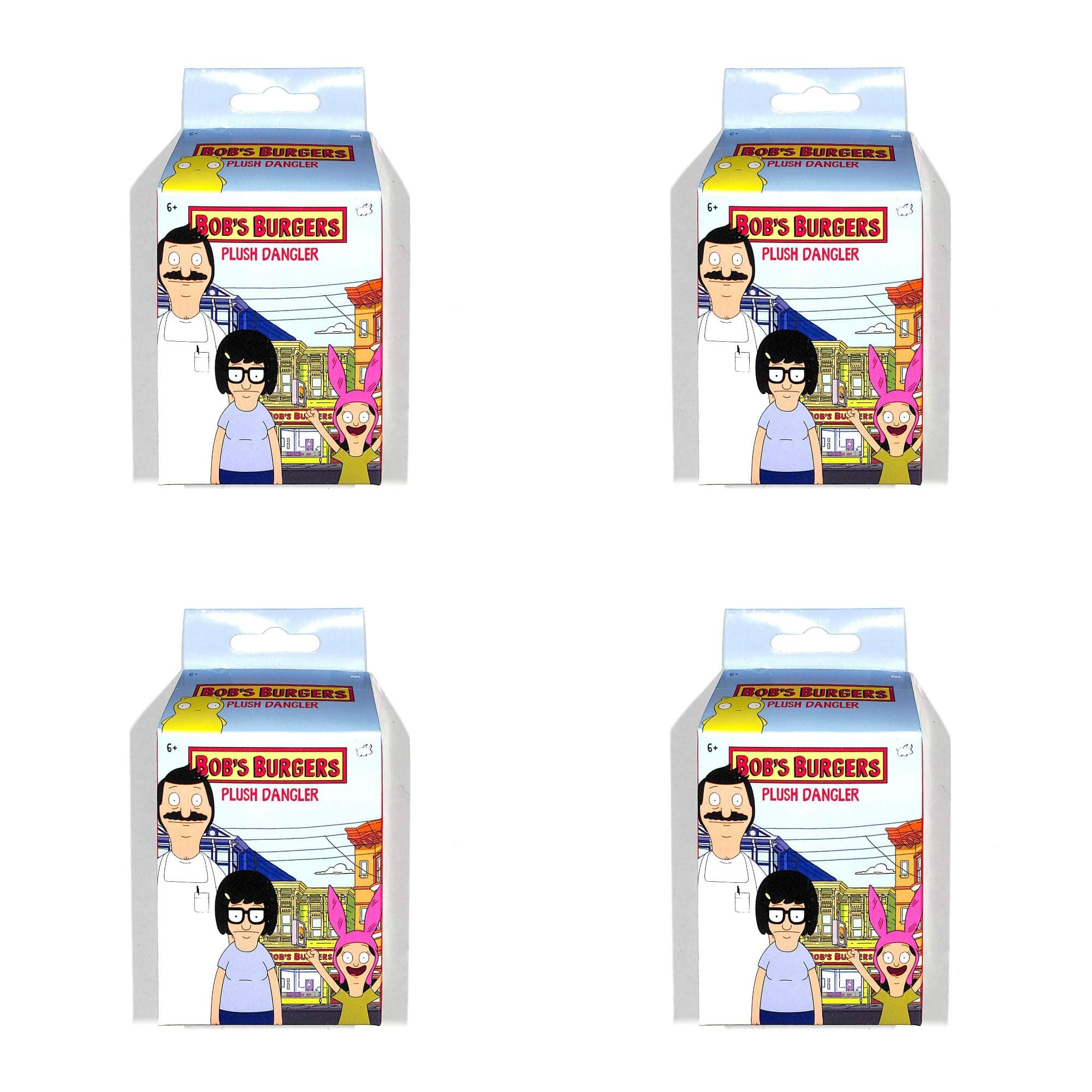 Bob's Burgers Plush Danglers 4 Blind Boxes
