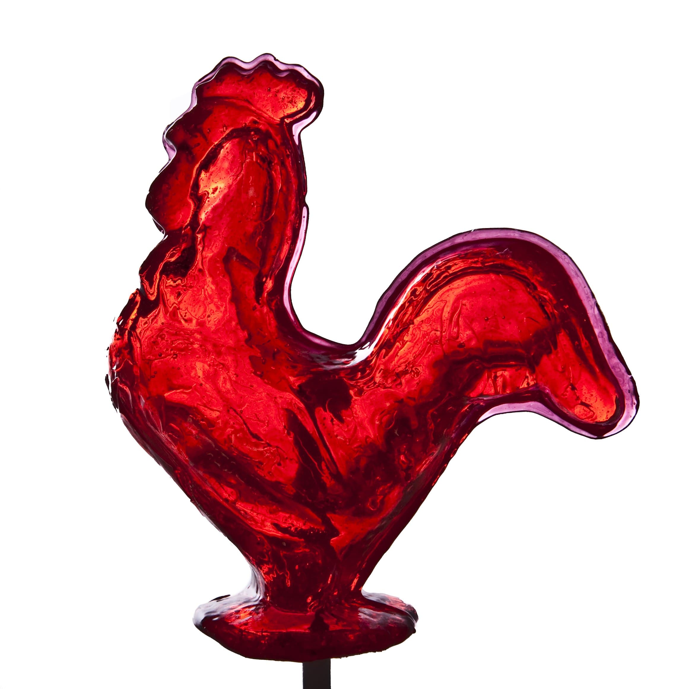Lollipop Rooster - Rooster 3D Lollipop - 5 pack - Lychee