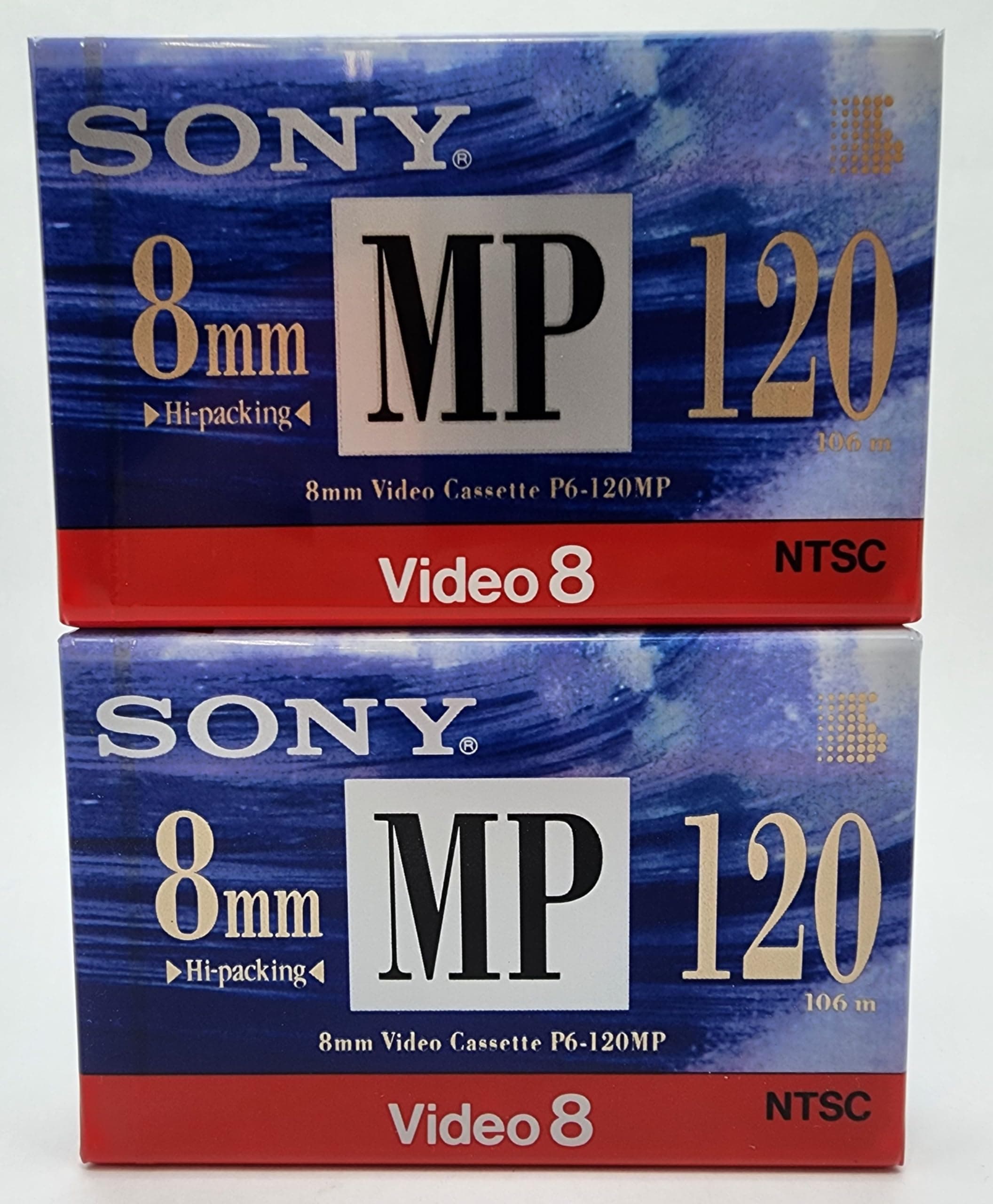 Sony8mm MP video cassette - 120 min (2 pack)