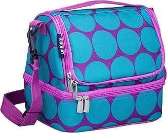 - Two Compartment Insulated Lunch Bag for Kids – School & Travel Ready - Big Dot Aqua