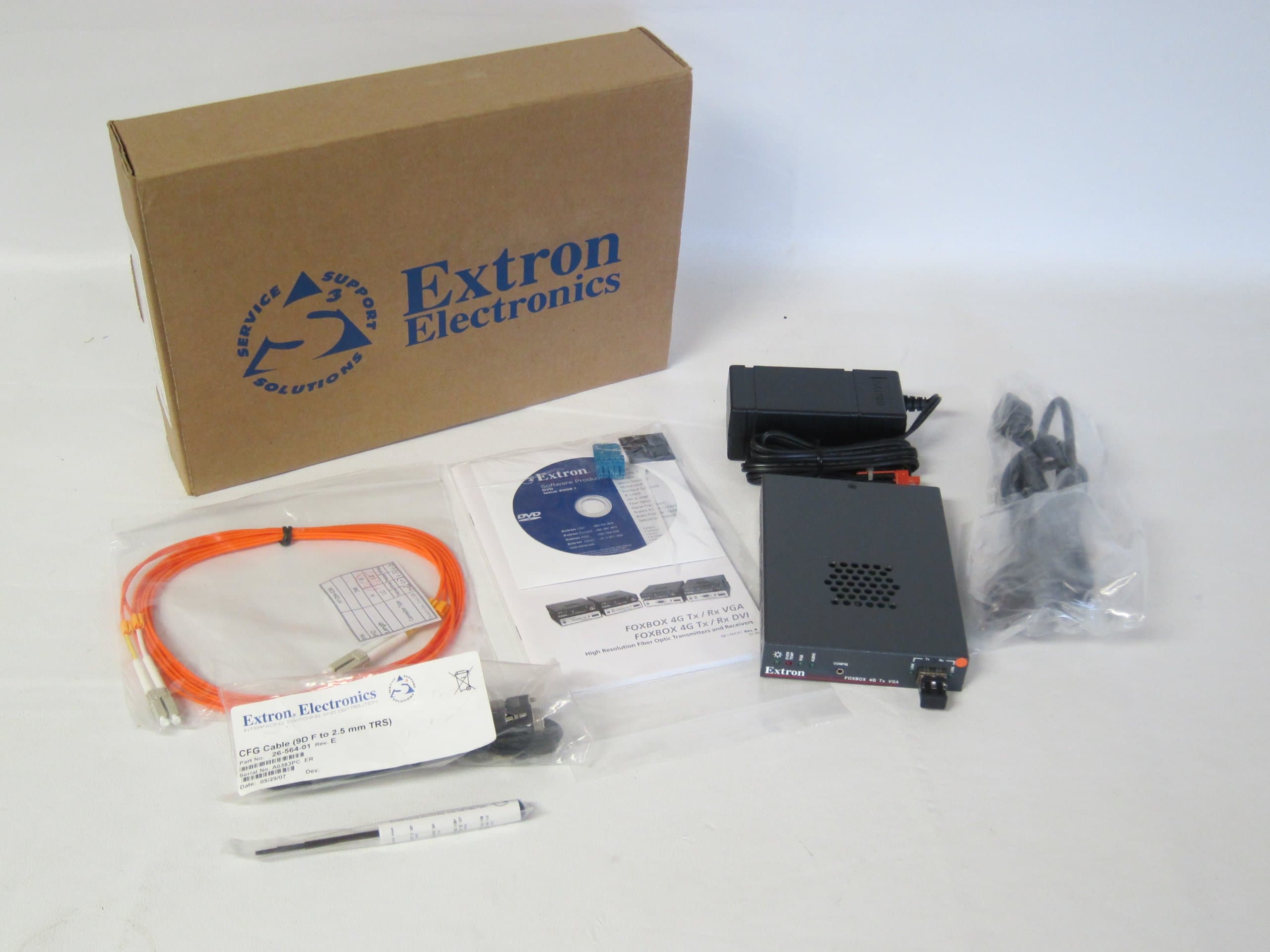 Extron Foxbox 4g Tx Vga Mm 60-934-11 Fox Box Fiber Optic Extender Multimode Transmitter