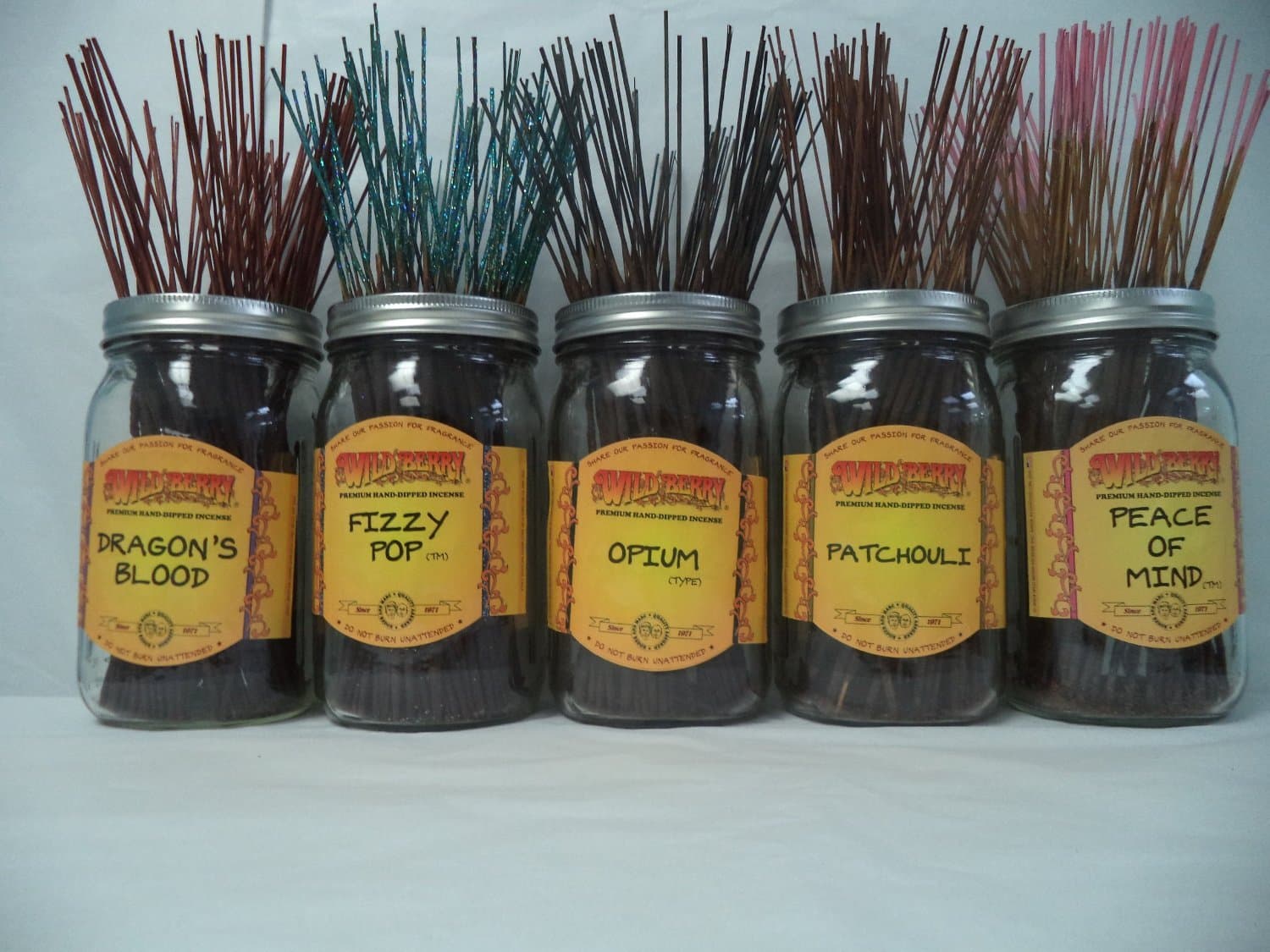 Wild Berry Mango Passion, Highly Fragranced Incense Sticks Bulk Pack, 100 Pieces, 11-inch