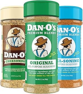 3 Bottle Seasoning Set, Small Bottles, 3 Pack, Includes Cheesoning, SEA-soning and Original Seasonings, Sugar Free, Zero Calorie, Use this Seasoning Kit to Craft a Marinade, Dry Rub or Sauce