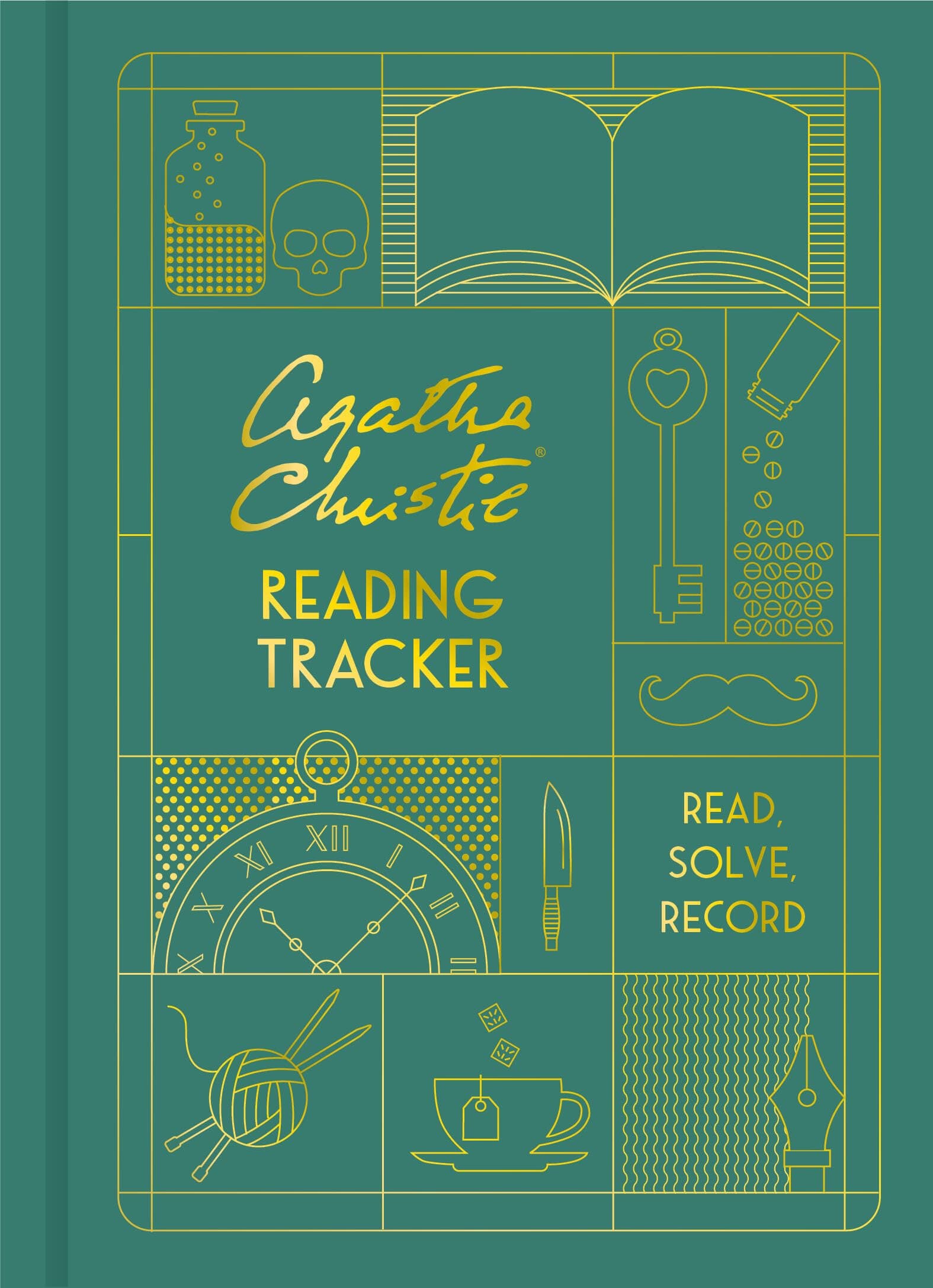 Agatha Christie Reading Tracker: Read, Solve, Record
