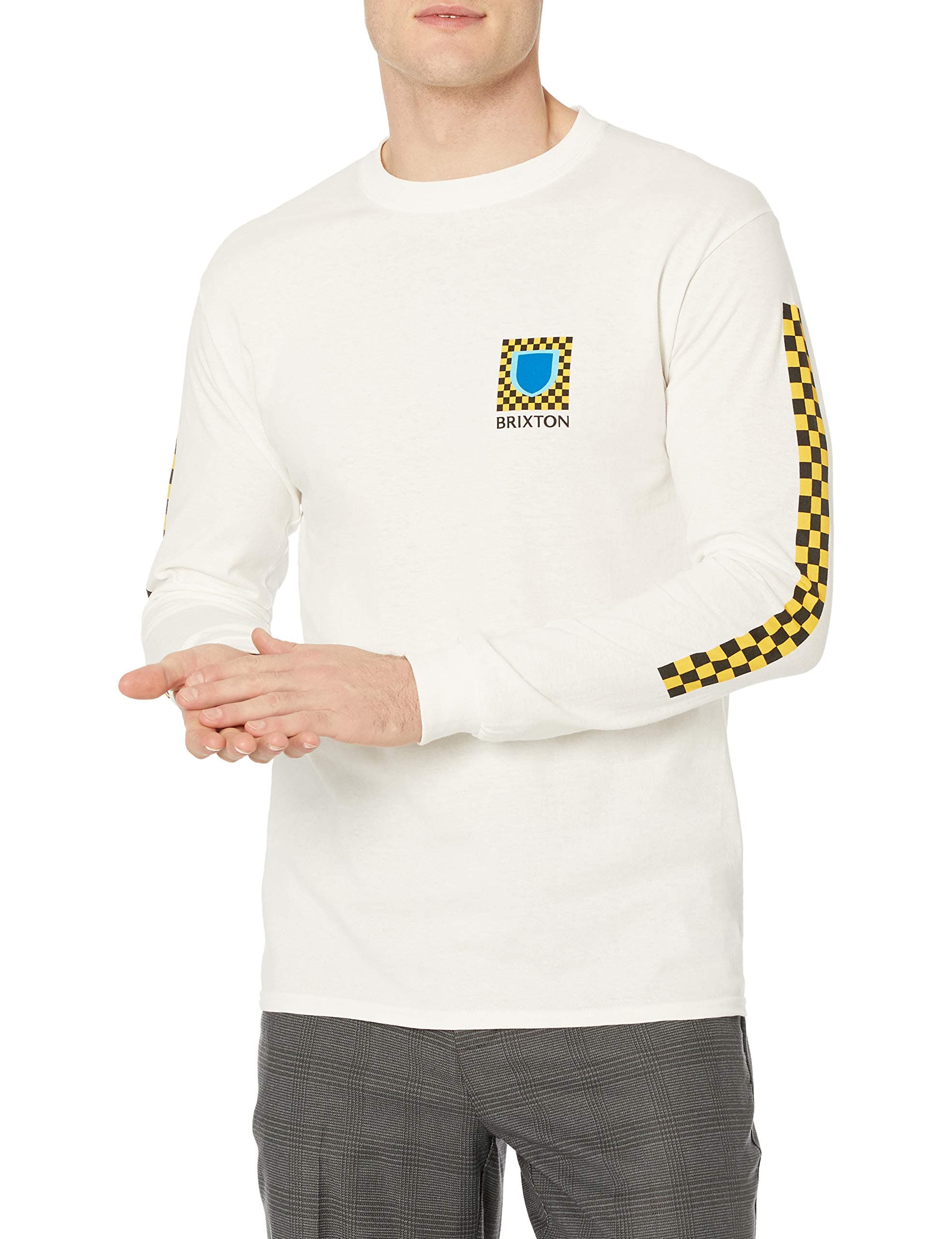 BRIXTONMen's Beta Checkers L/S Stt