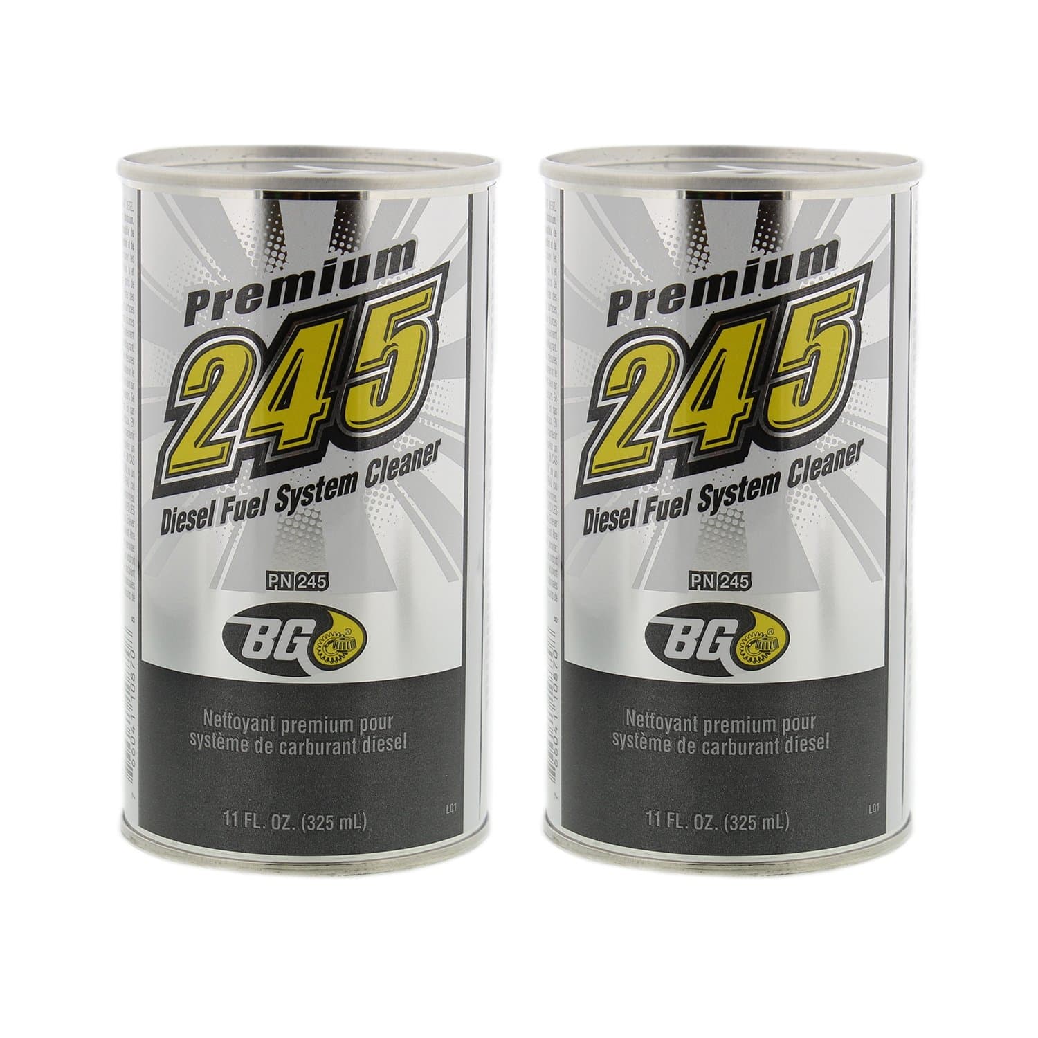 BG 245プレミアムディーゼル燃料システムクリーナー、11オンスCan, 2 - Pack