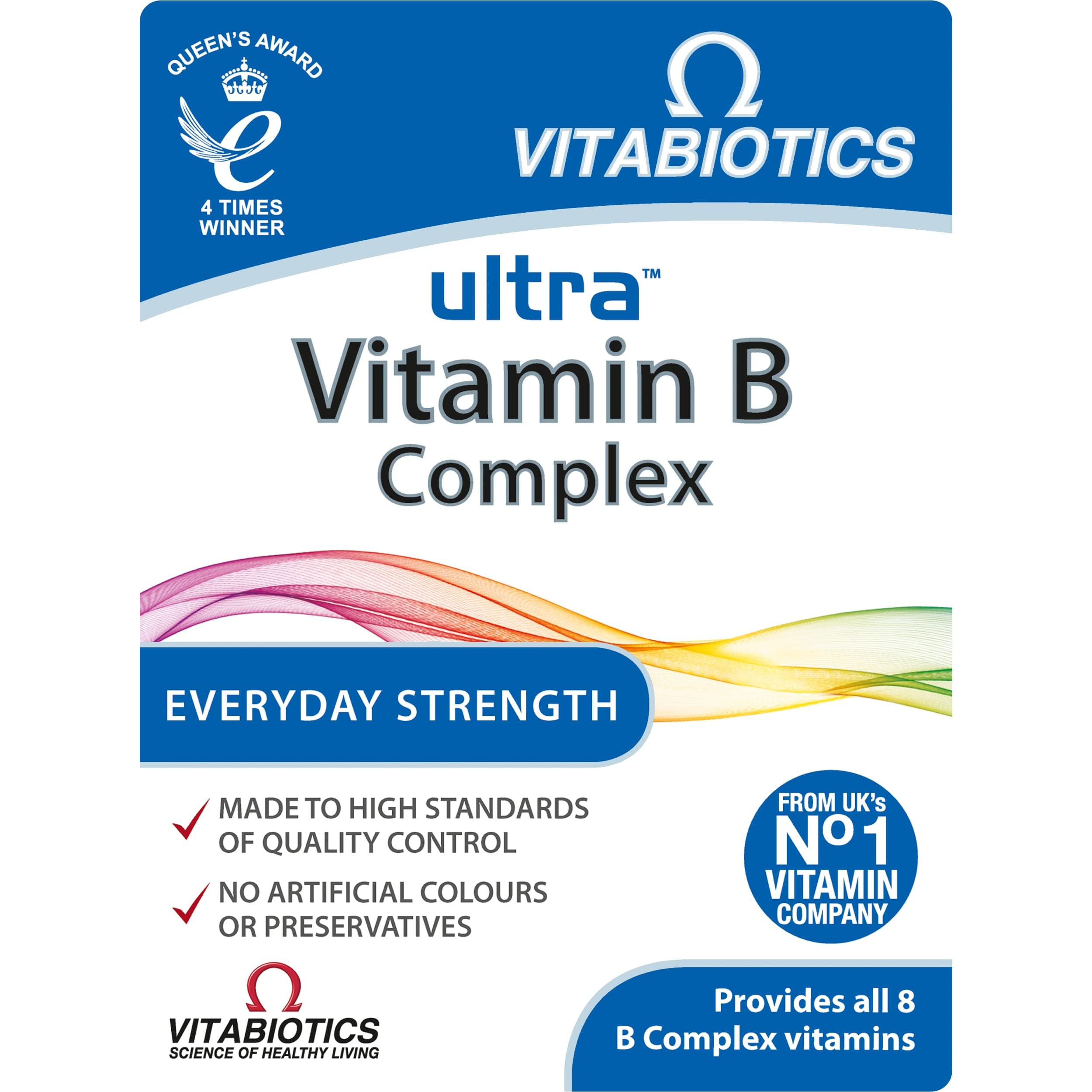 Ultra Vitamin B-Complex Tablets - Pack of 60 Tablets