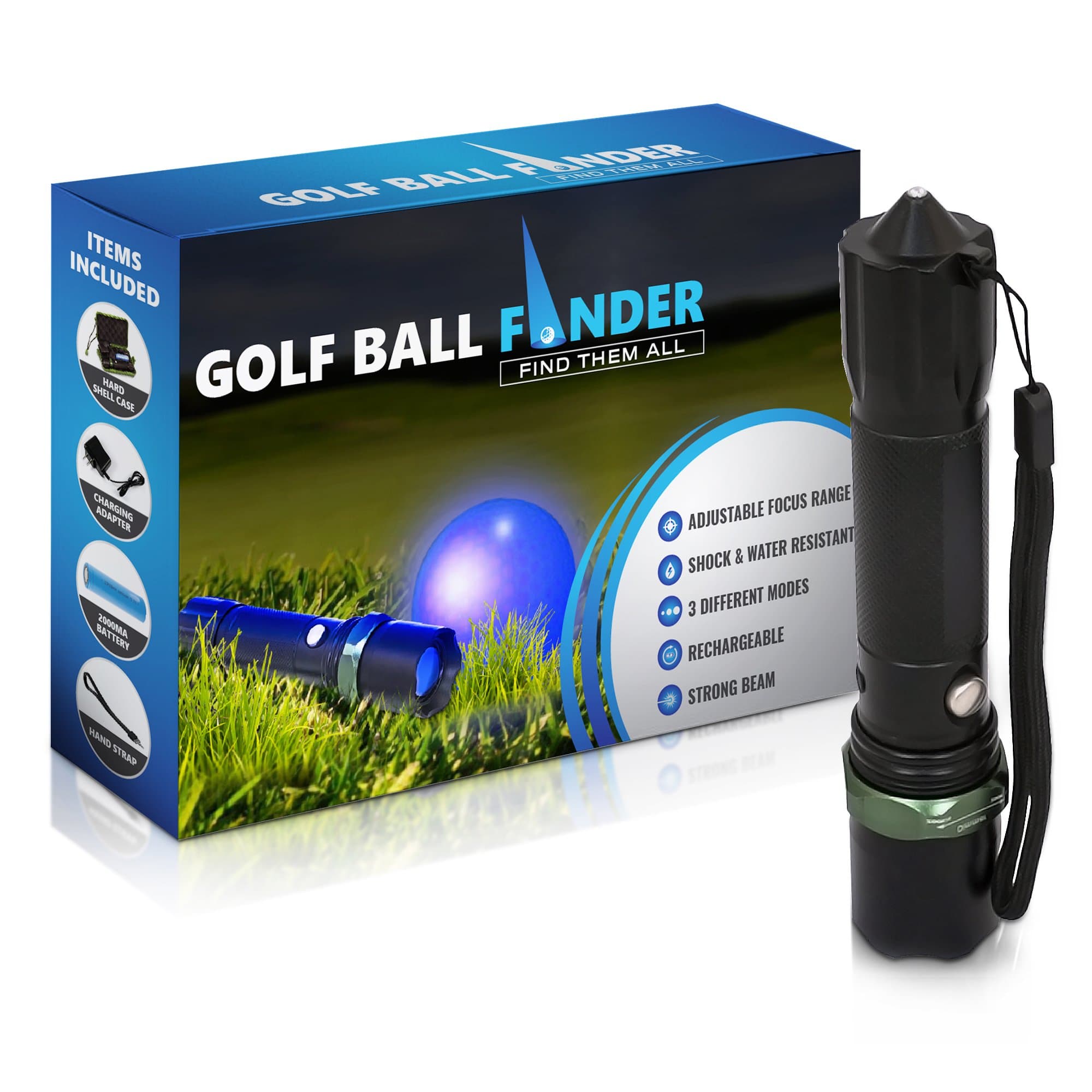 Cloudrunnerz Golf Ball Finder Torch Retriever