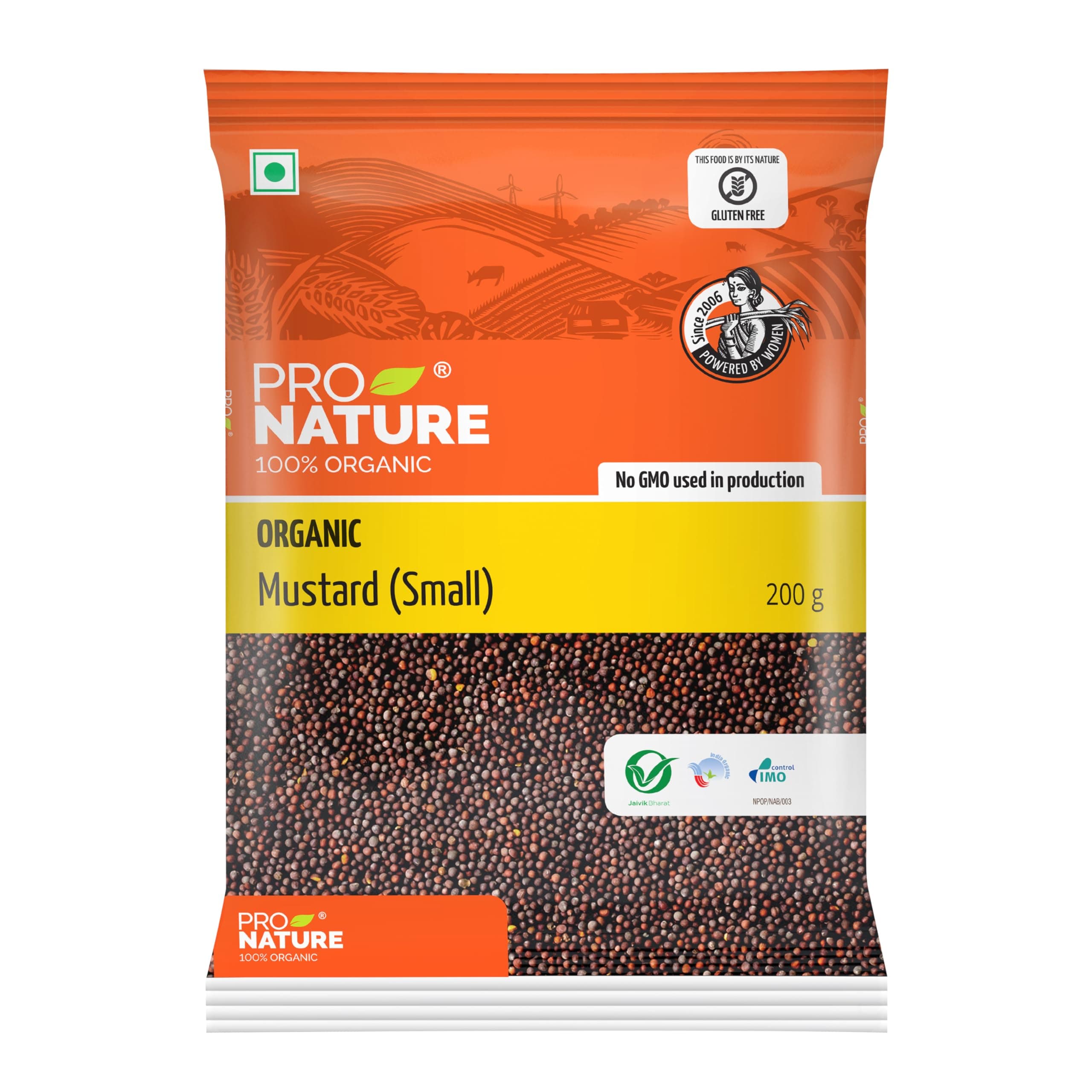 Pro Nature 100% Organic Mustard 200g