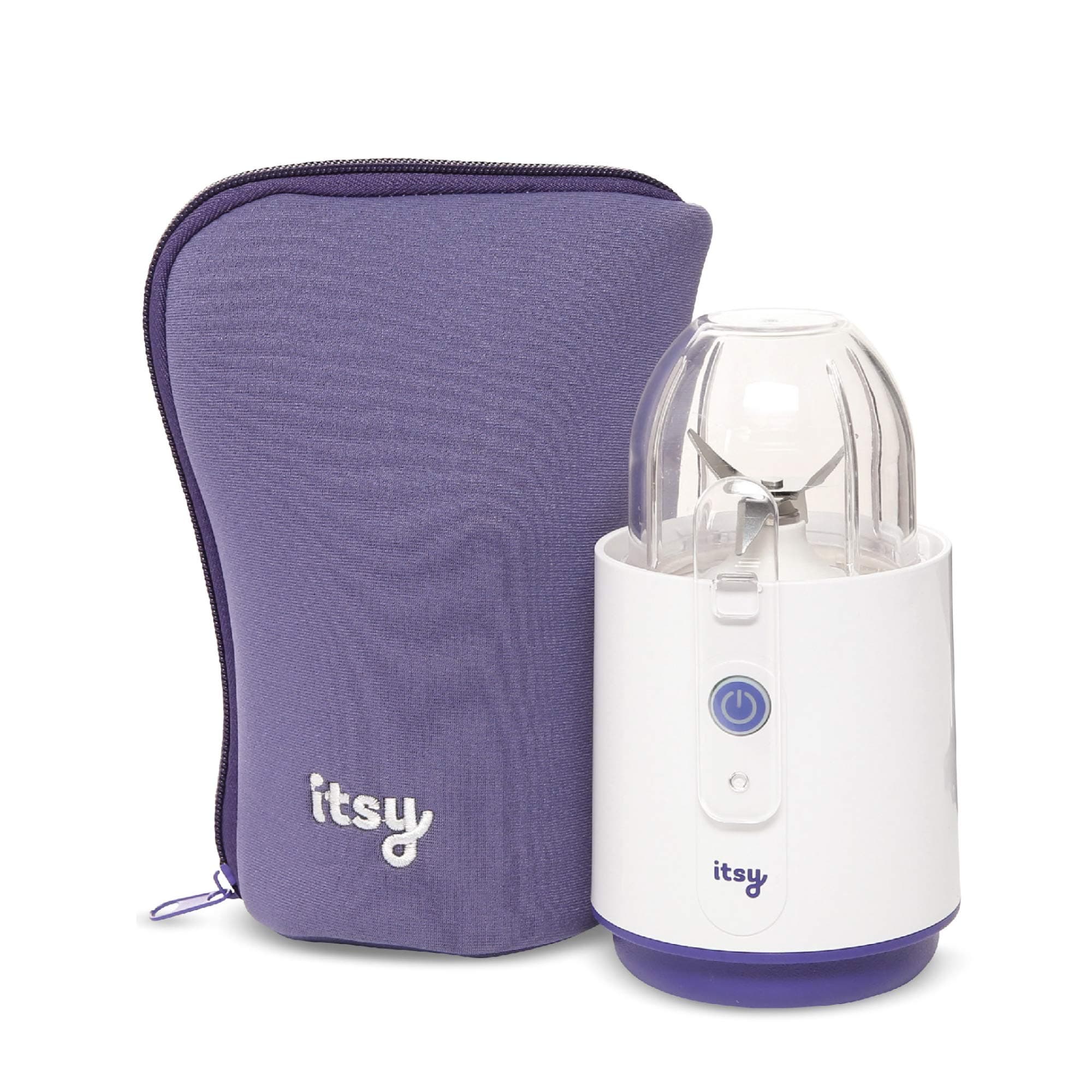 Itsy Blitz Portable Blender For Baby Food, Handheld Weaning Processor With Bowl & Spoon For Weaning Babies On The Go