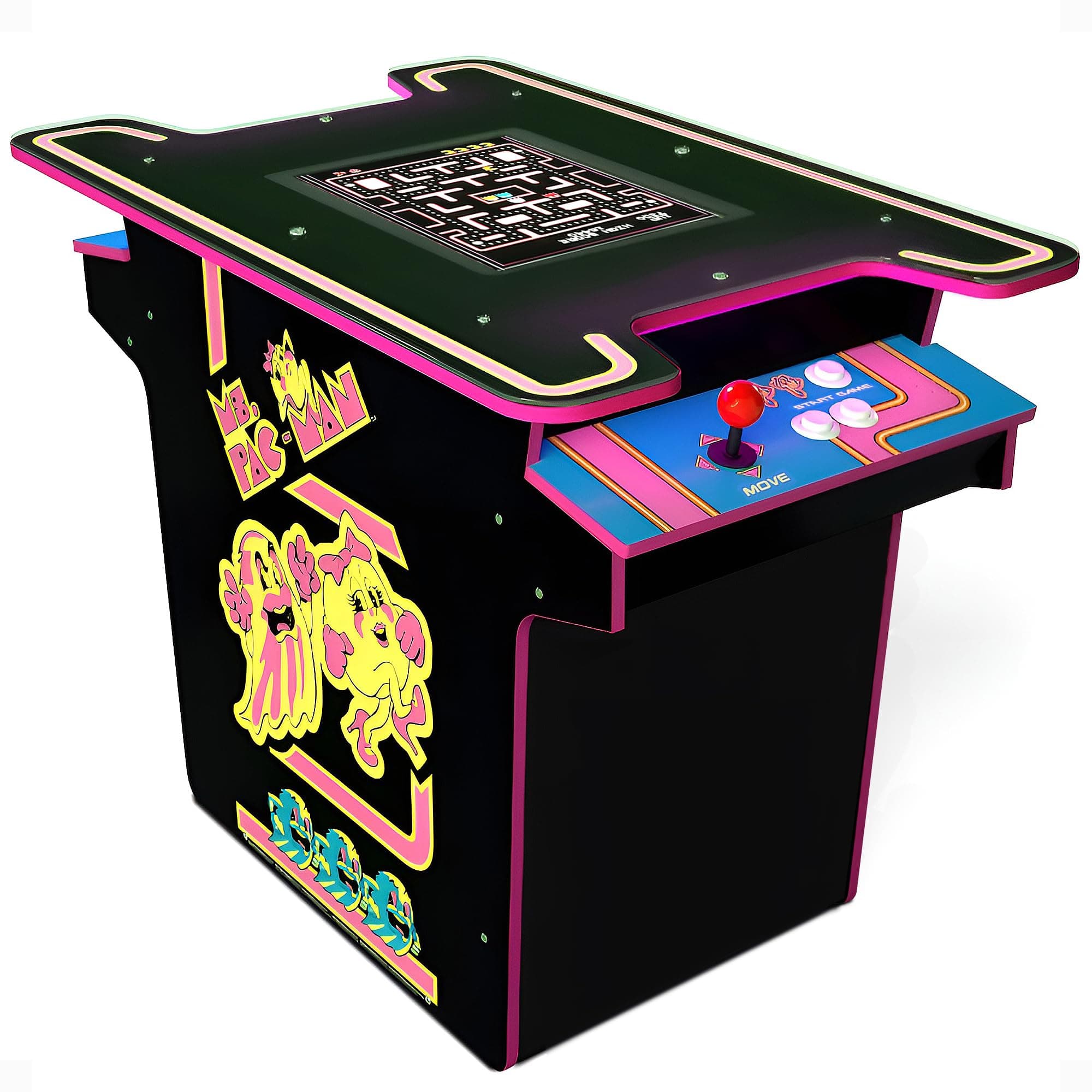 Arcade 1Up Arcade1Up Ms. Pac-Man Head-to-Head Arcade Table - 40th Anniversary - Electronic Games;