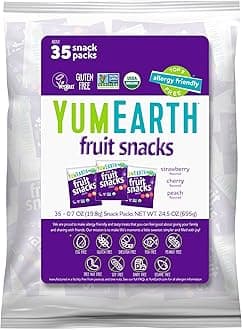 YumEarth, Organic Fruit Snacks, Favorites, 35 Snack Packs, 0.7 oz (19.8 g) Each