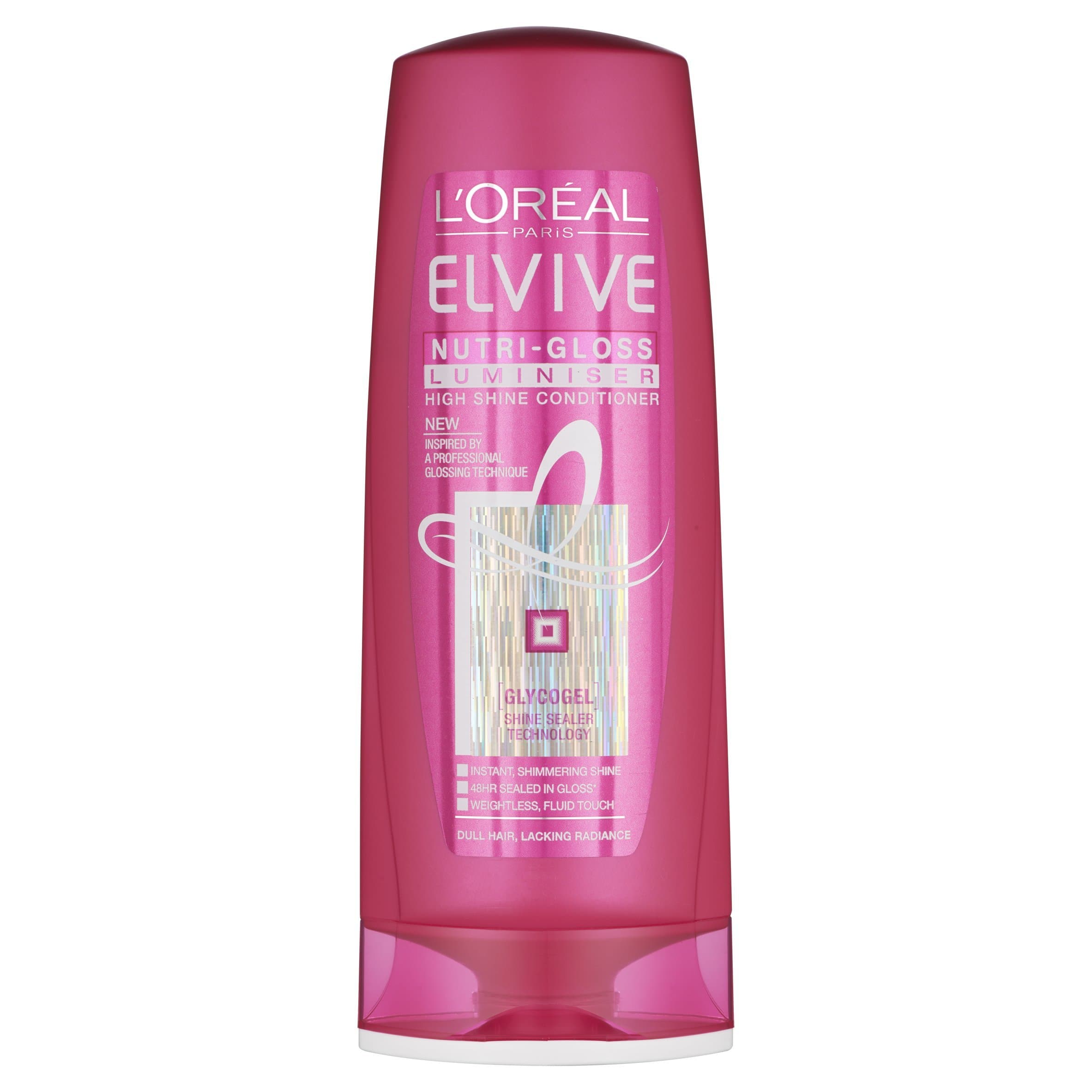 L'Oreal Paris Elvive Nutri-Gloss Luminiser High Shine Conditioner, 400 ml