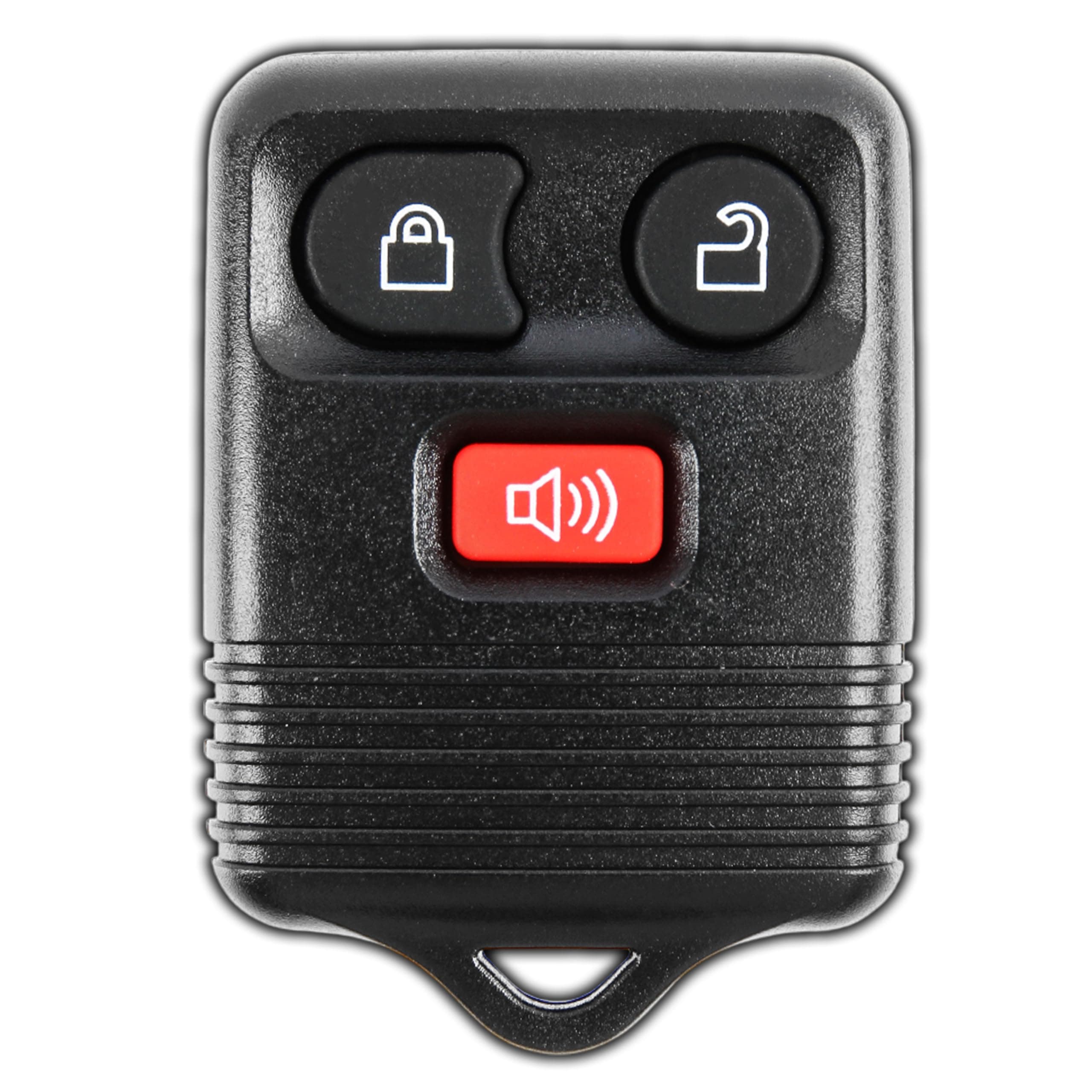 KeylessOption Key Fob Replacement 3-Button for 2005 2006 2007 2008 2009 2010 2011 2012 2013 2014 2015 Ford F150 Explorer Ranger Mustang Lincoln Mazda Mercury Keyless Entry Remote Car Control