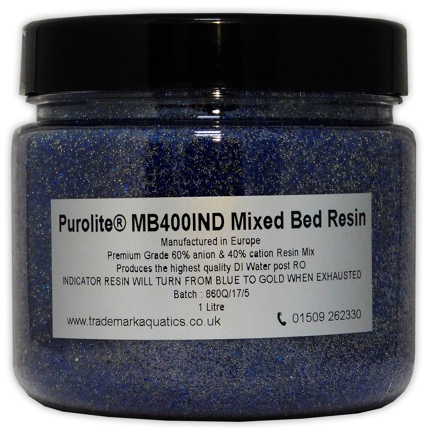 Mixed Bed Indicator Resin 1L Tub