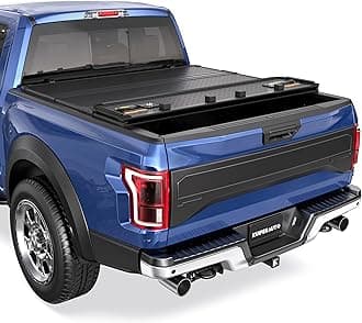 5.5ft Hard Quad Truck Bed Tonneau Cover Compatible for Ford F150 2009-2014 Styleside (Not for Flareside) Bed 67inch