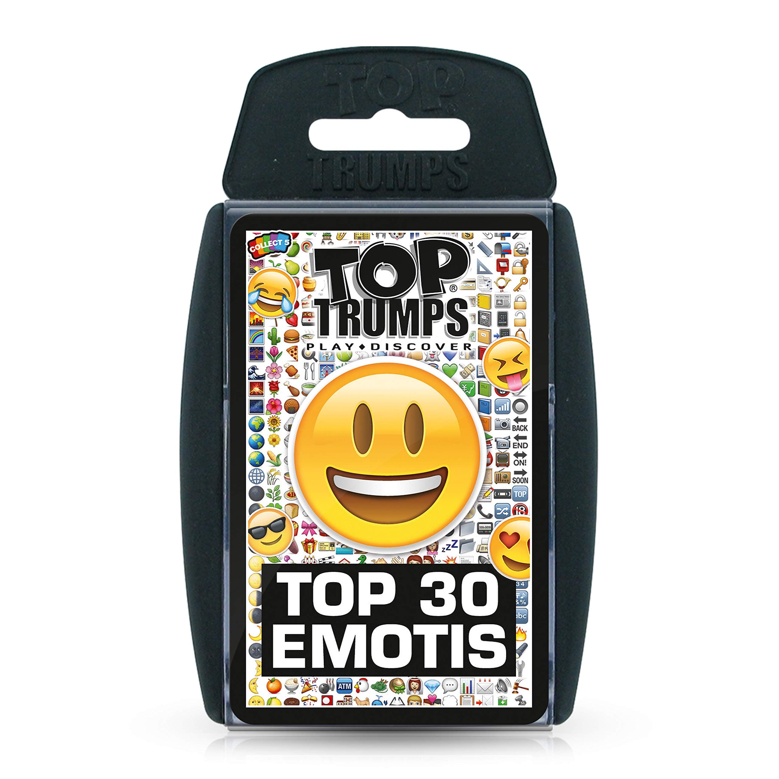 Top Trumps Emotis Card Game, Black