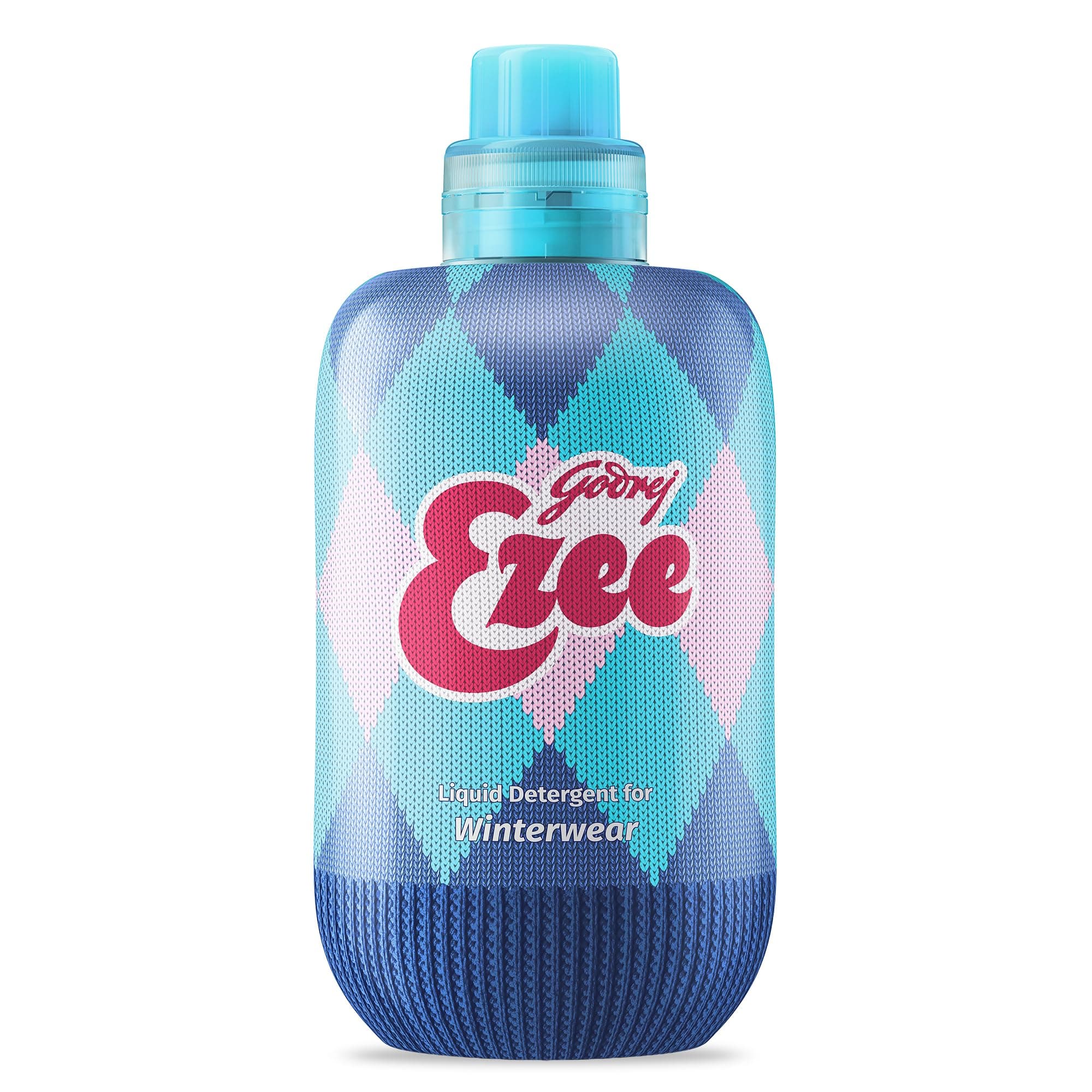 Godrej Ezee Liquid Detergent for both Top load and Front load Washing - 500g Bottle, for Winter Wear | Added Conditioner | No Soda Formula | Woolmark Certified