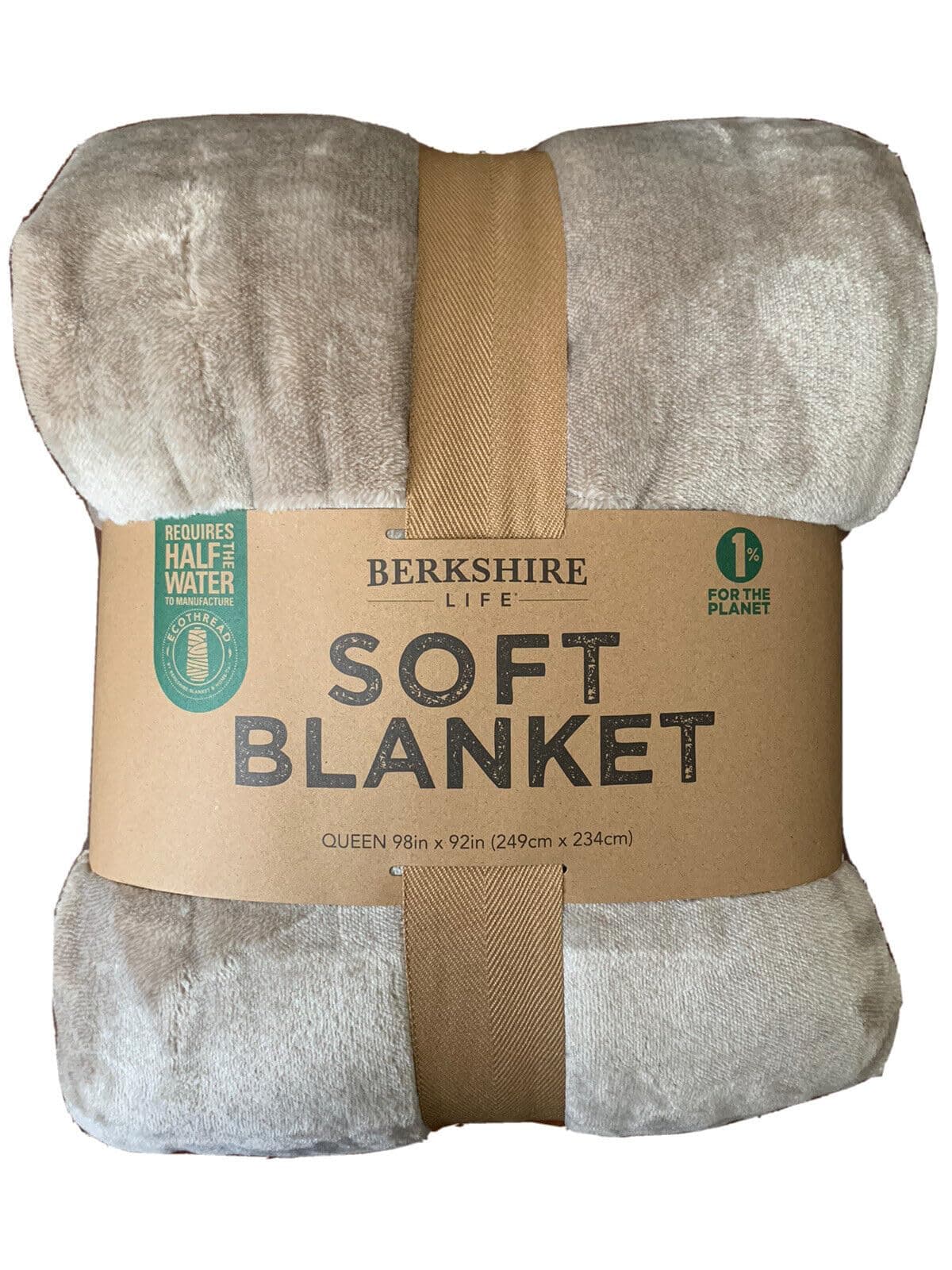 Berkshire Life Soft Queen Blanket - Tan