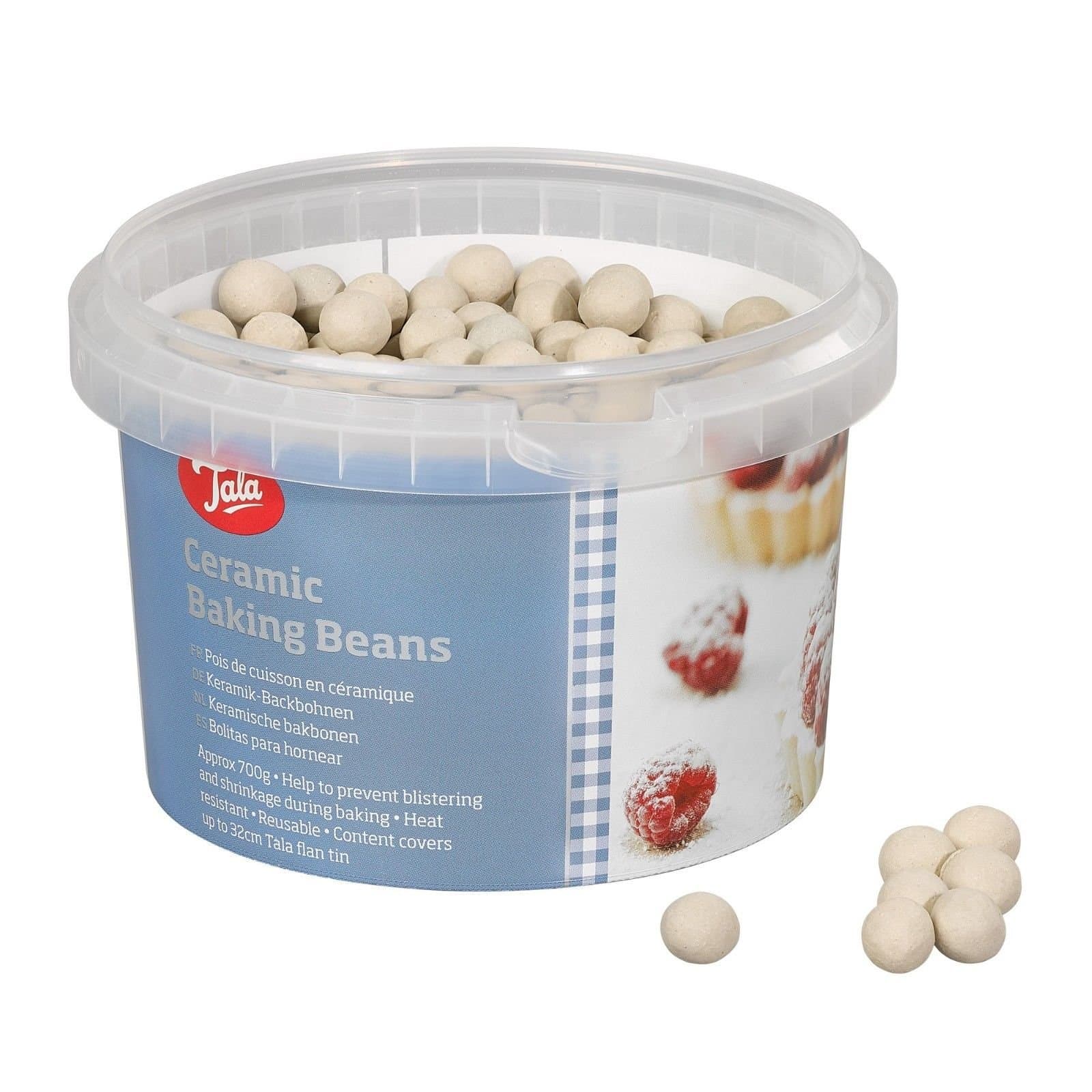 700g Ceramic Blind Baking Beans Pastry TALA Quality Pie Peas Washable Beads Box