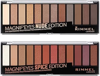 Rimmel Magnif'eyes Eyeshadow Palette, Nude and Spice, Value Pack