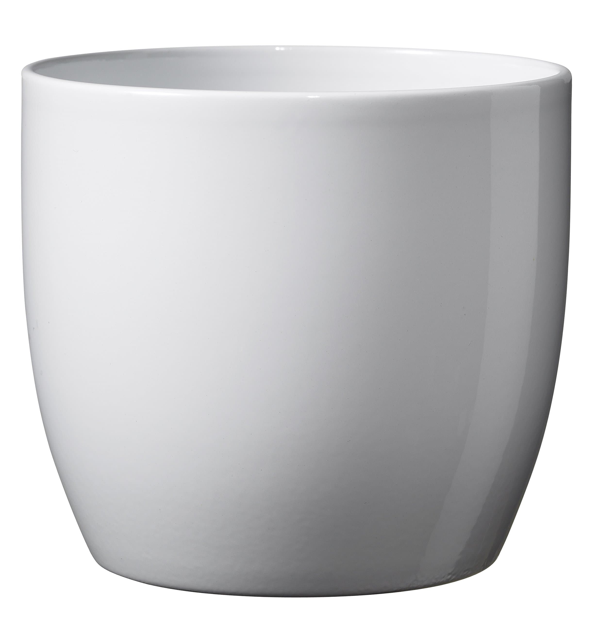 Soendgen Ceramic Flower Pot, Basel Full Colour, Clay, White, 31 x 31 x 31 cm